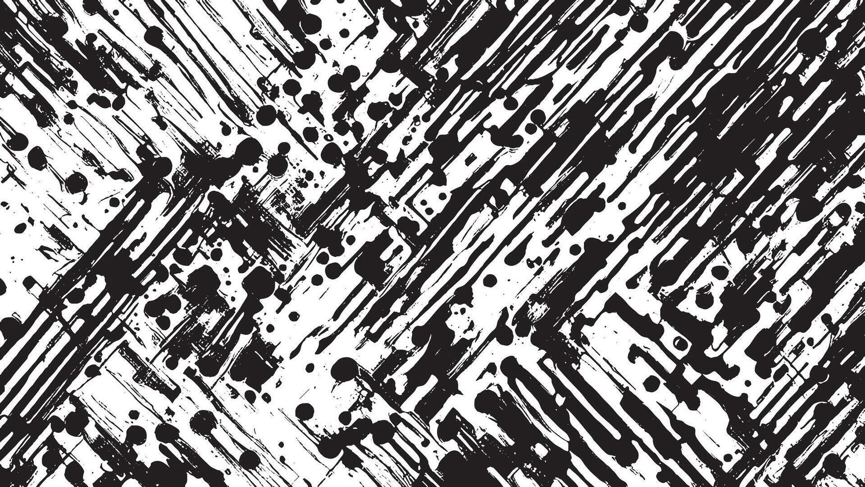 Black and White Abstract Gritty Grunge Texture for Background vector