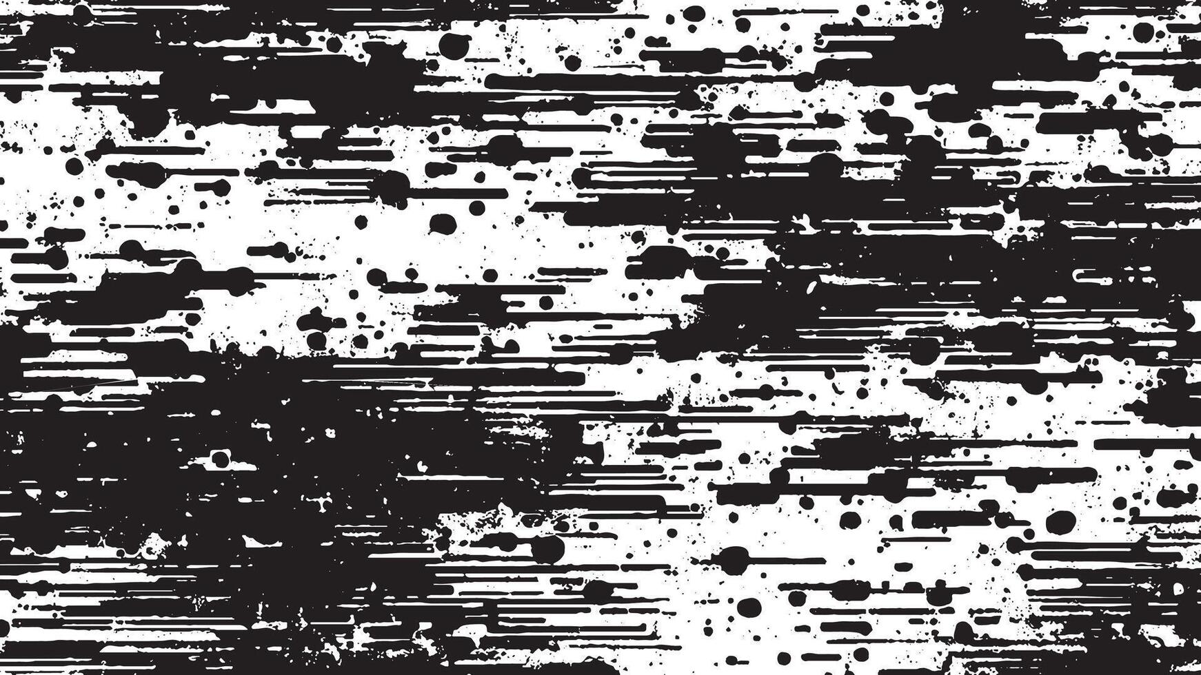 Intricate Black Gritty Texture Overlay on White Background vector