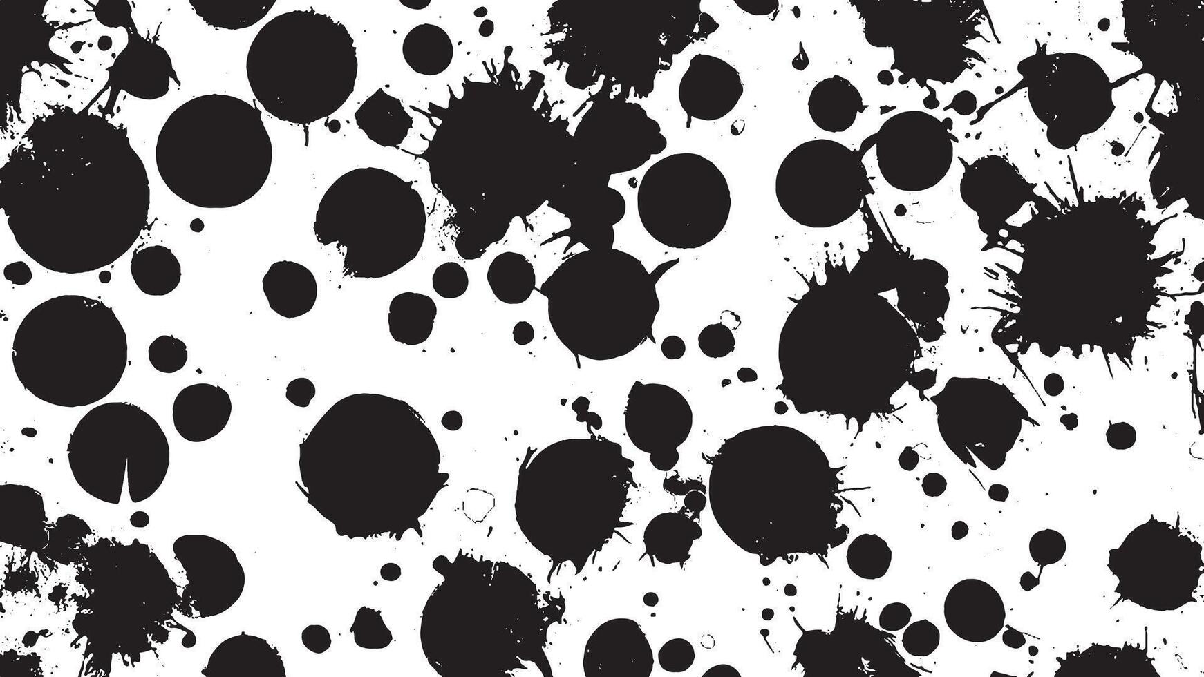 Intricate Black Gritty Texture Overlay on White Background vector