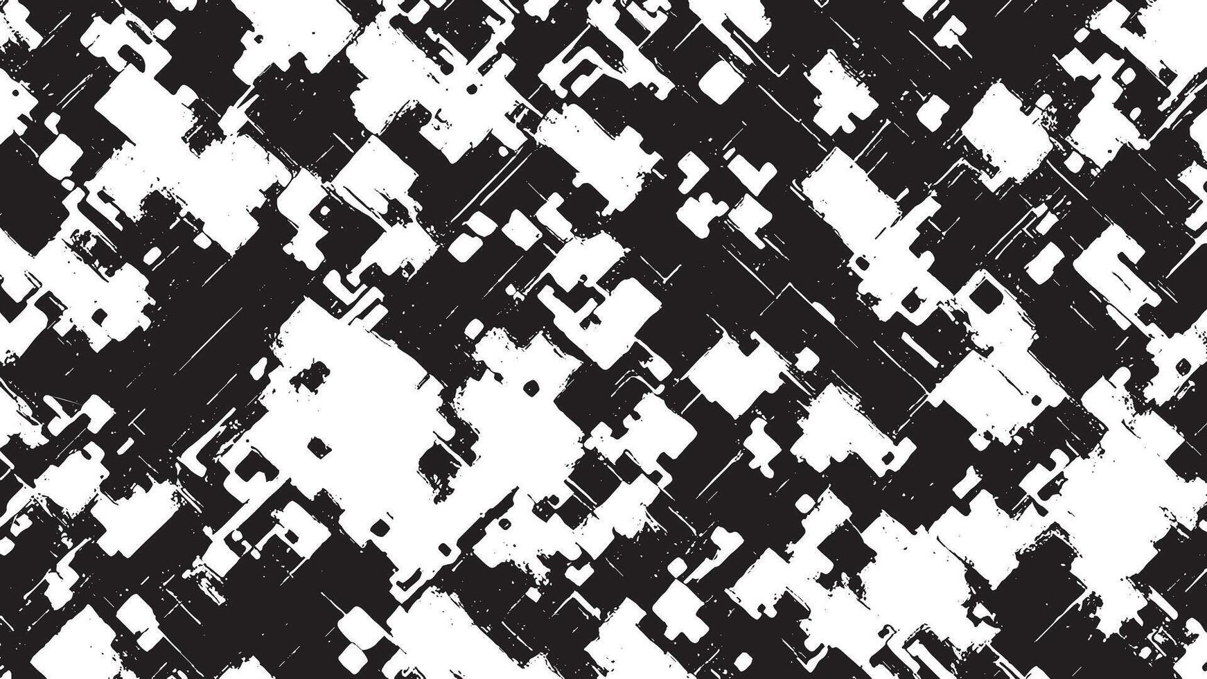 Intricate Black Gritty Texture Overlay on White Background vector