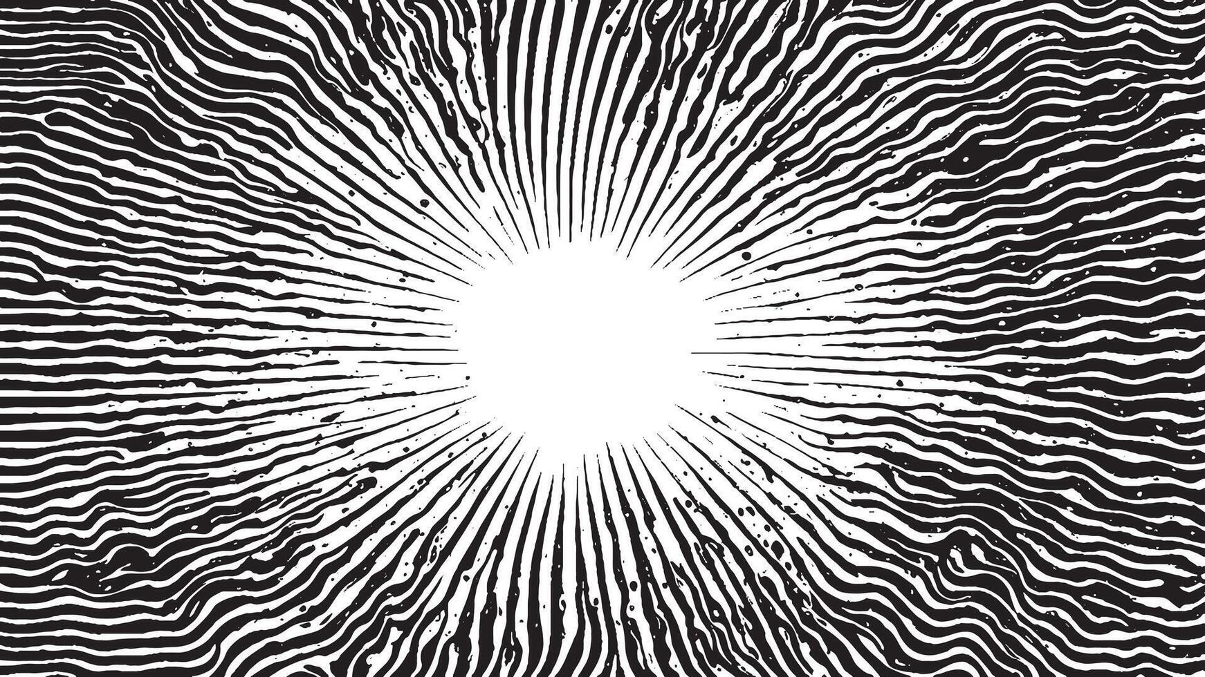 Black Monochrome Abstract Grunge Texture on White Background vector
