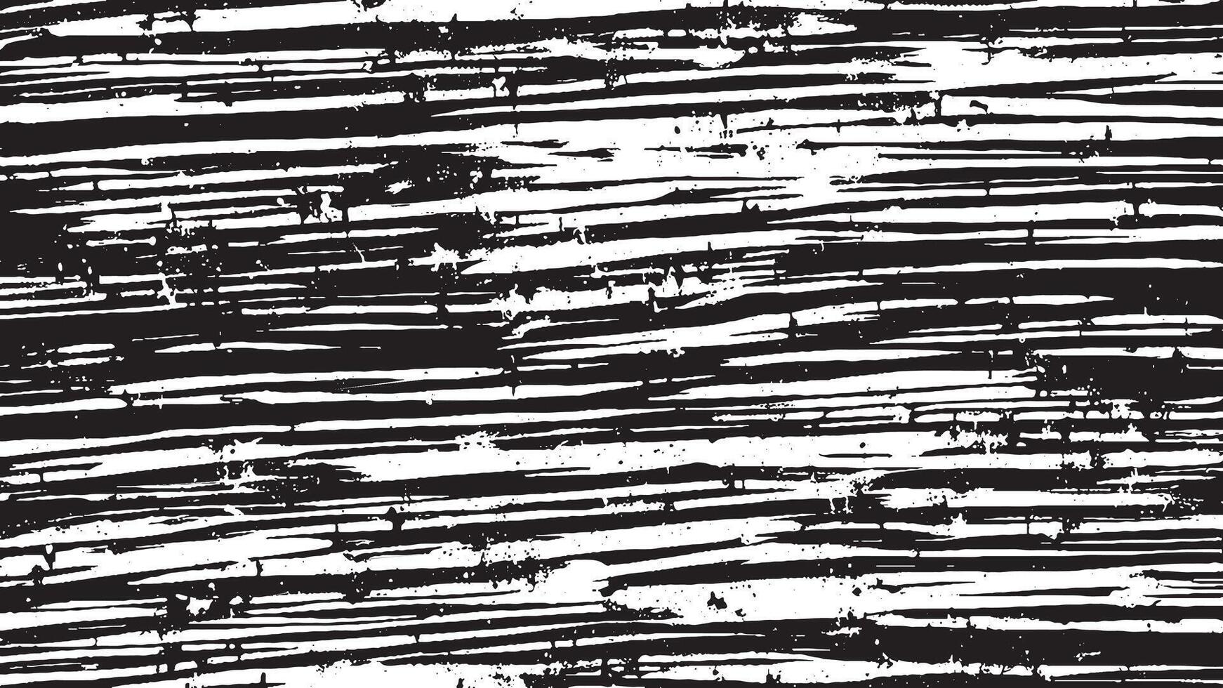 Black Monochrome Abstract Grunge Texture on White Background vector
