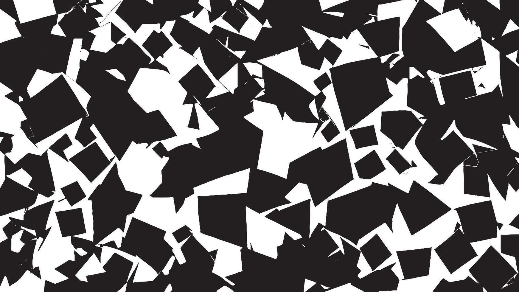 Black Monochrome Abstract Grunge Texture on White Background vector