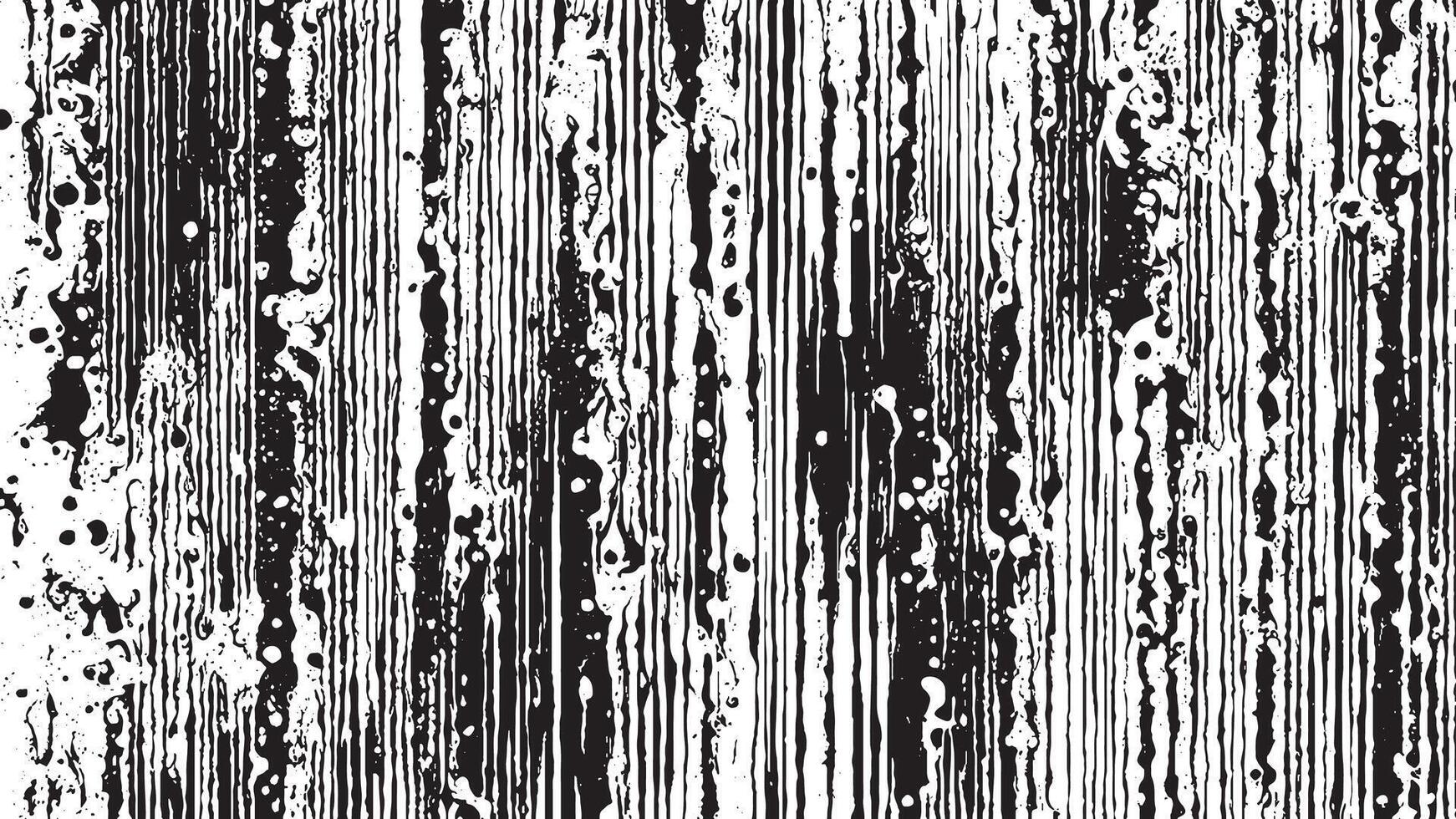 Black Monochrome Abstract Grunge Texture on White Background vector