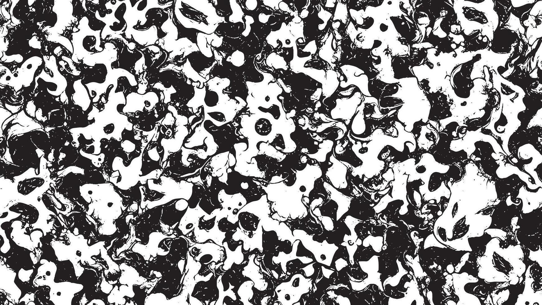 Abstract Gritty Grunge Texture with Black Overlay on White Background vector