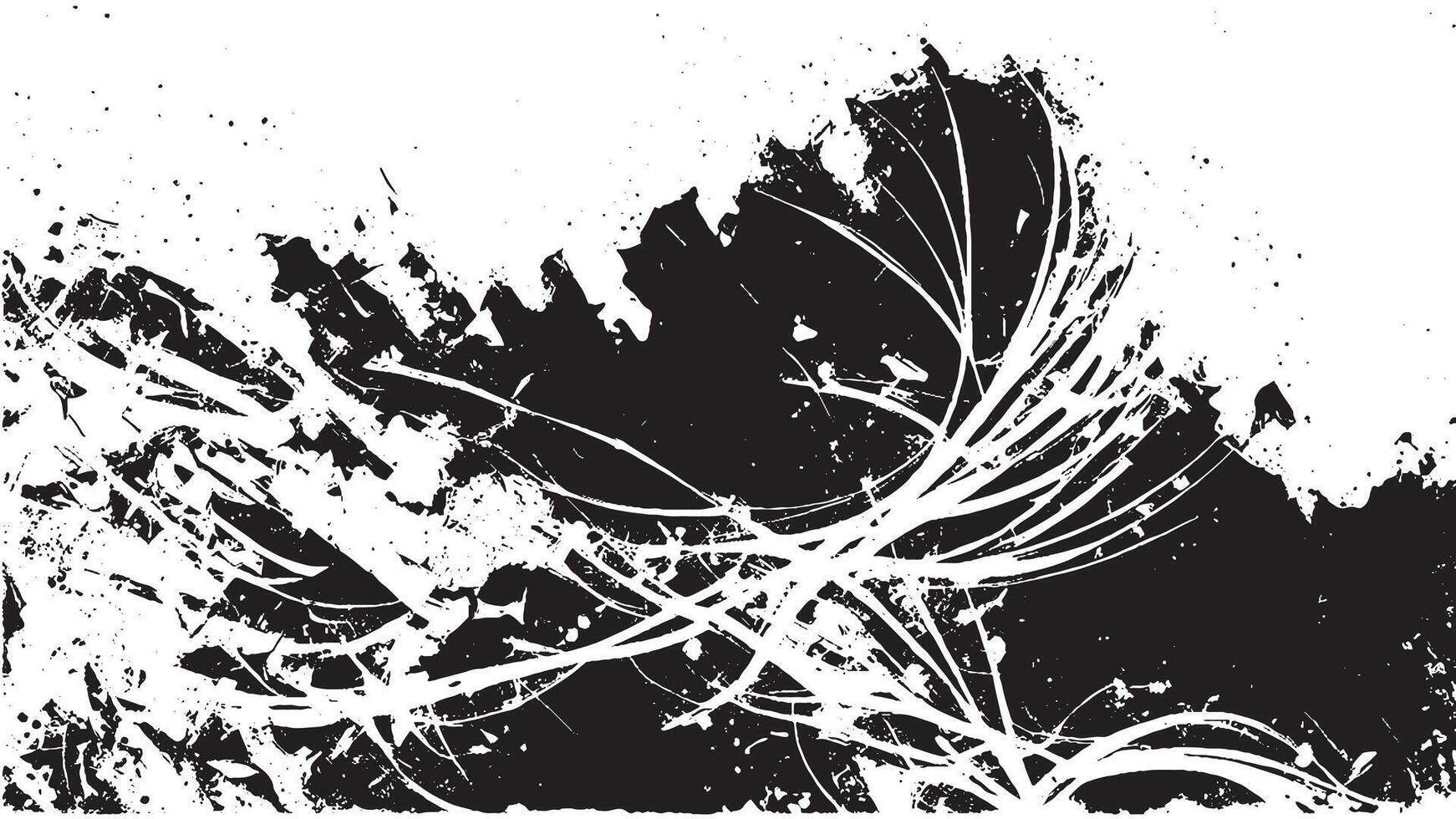 Black and White Detailed Grunge Gritty Texture for Background vector