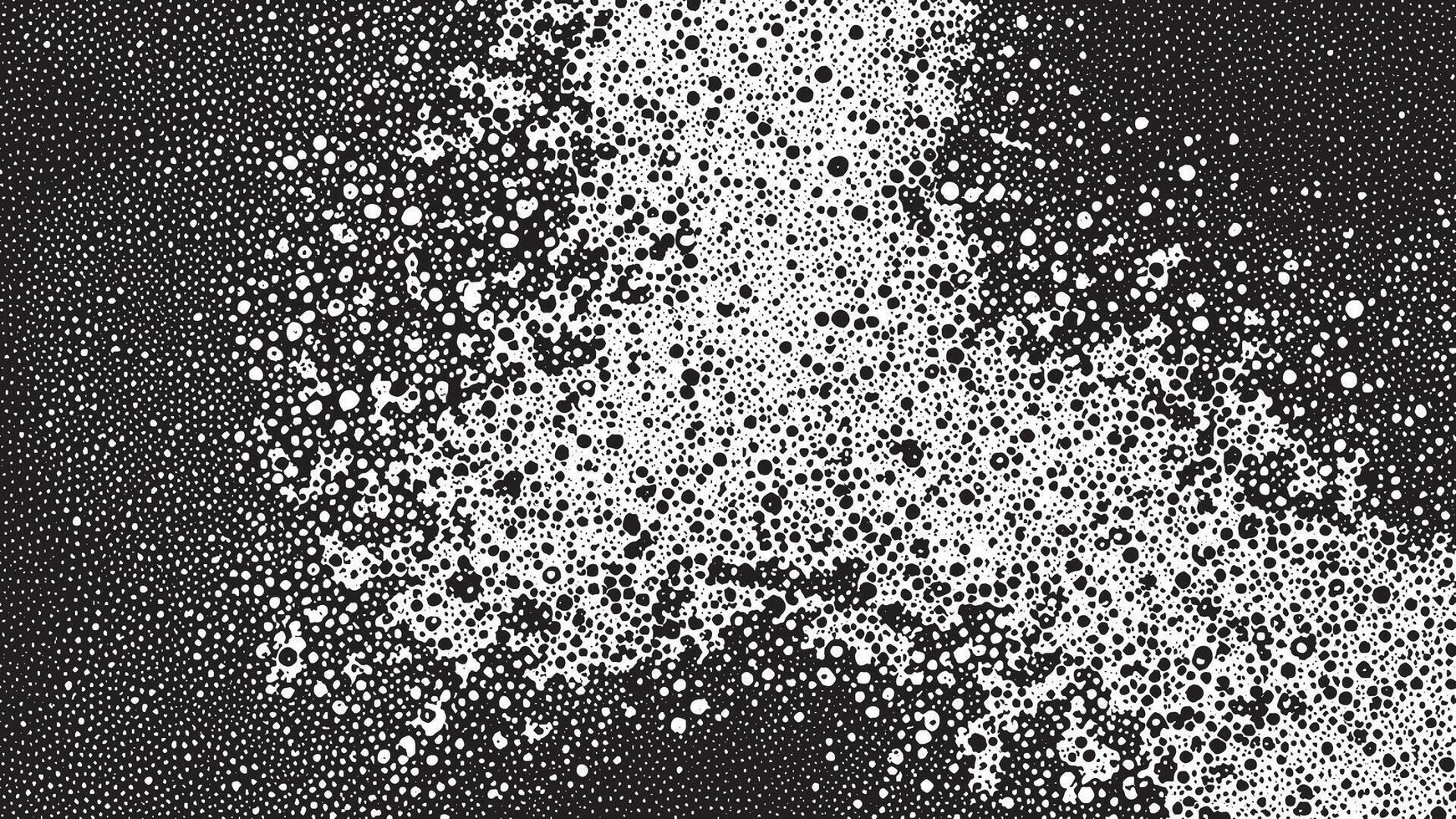Intricately Textured Monochrome Grunge Overlay on White Background, Highlighting Fine Details vector