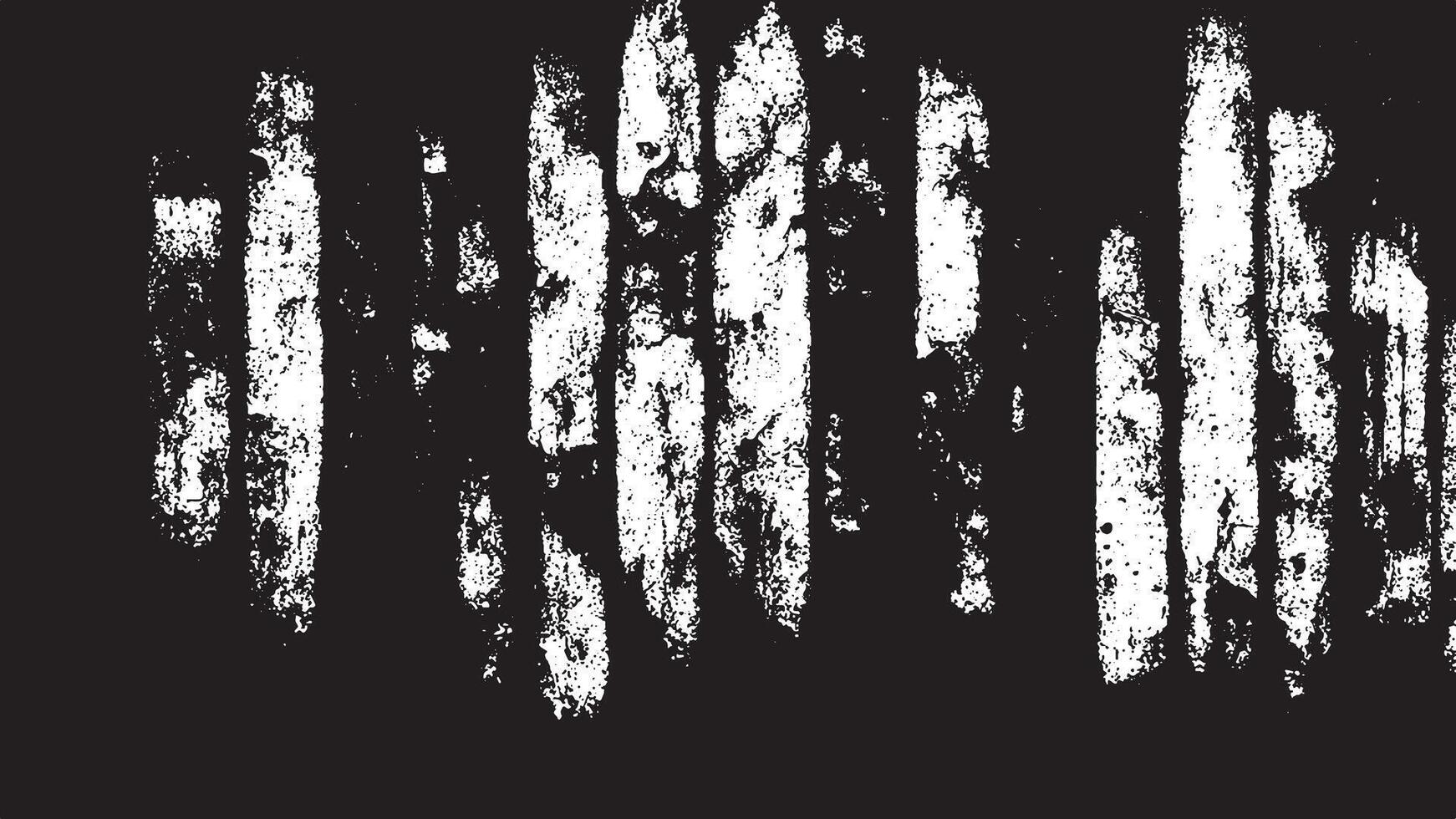 Intensely Dark Black Grunge Texture Overlay on Pure White Background, Emphasizing Depth vector