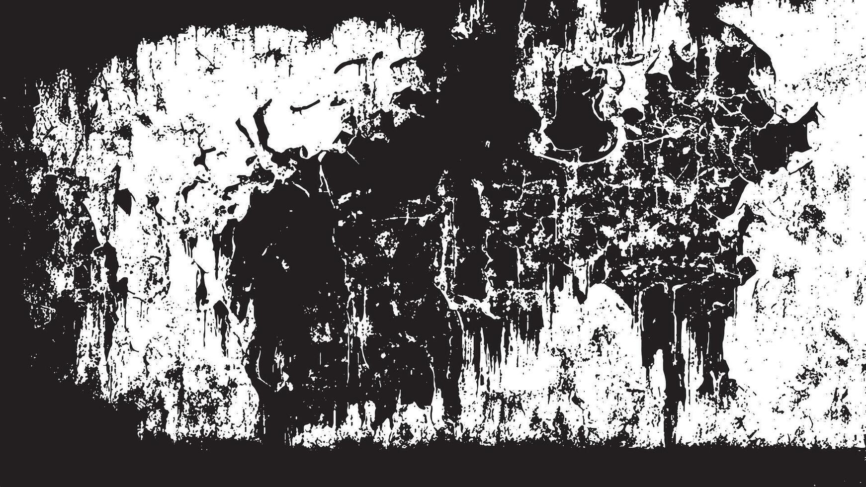 Distressed Black and White Texture Background with Detailed Grunge and Complex Texture vector