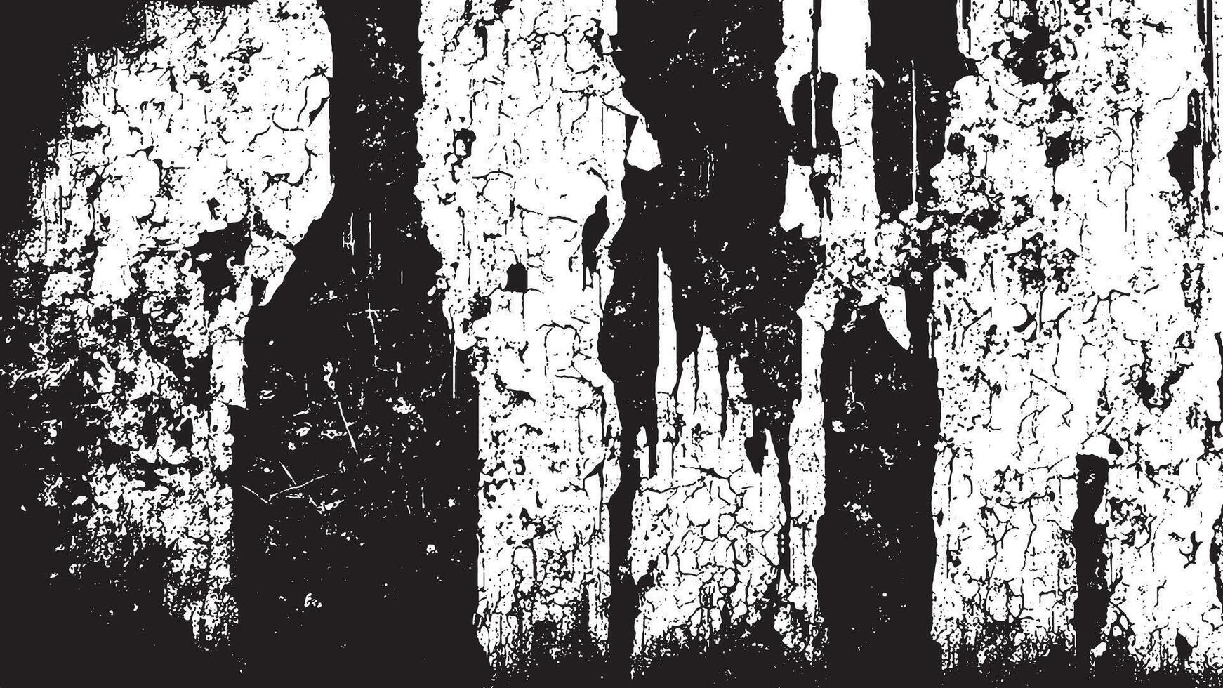 Distressed Black and White Texture Background with Detailed Grunge and Complex Texture vector