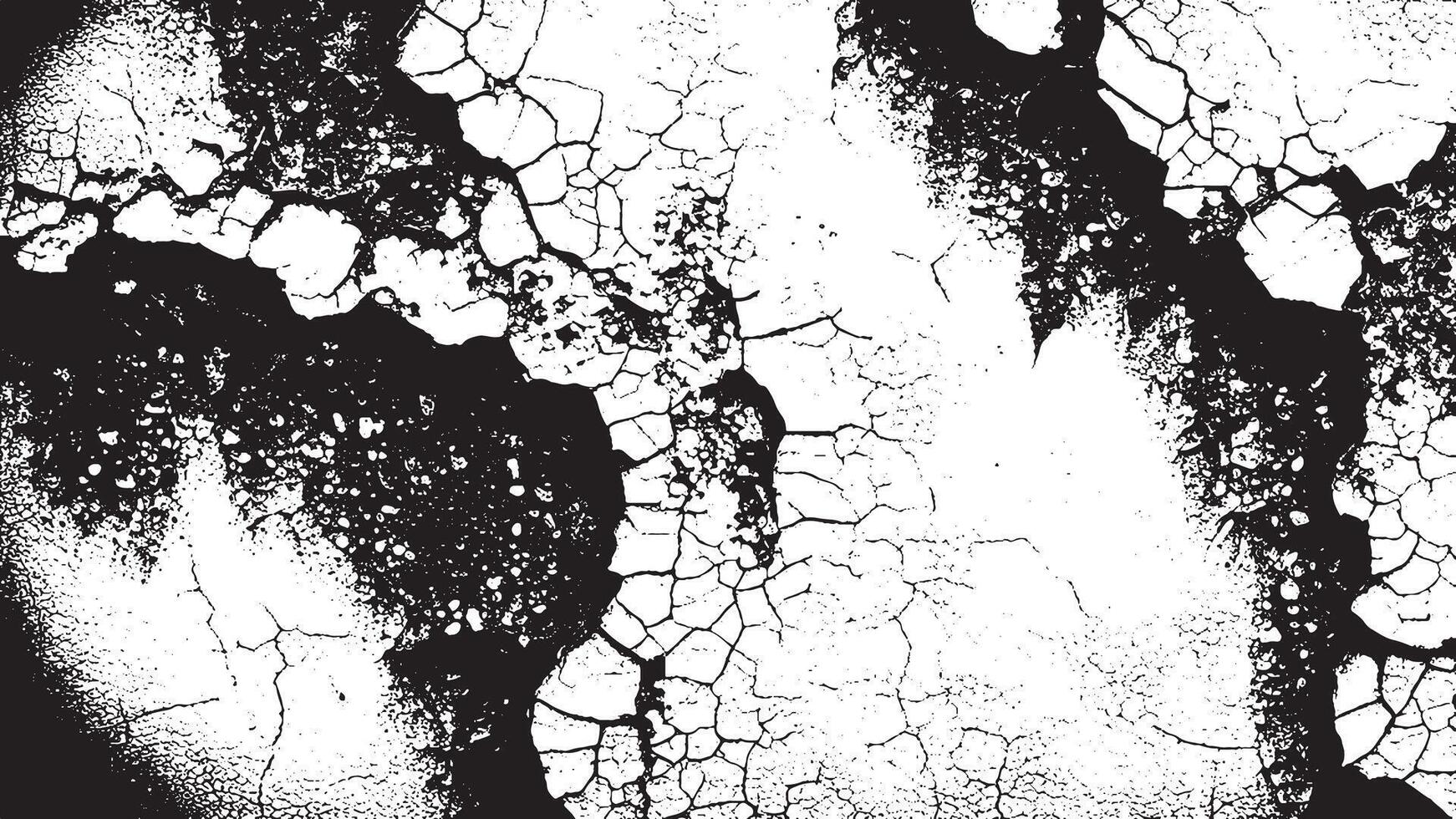Distressed Black and White Texture Background with Detailed Grunge and Complex Texture vector