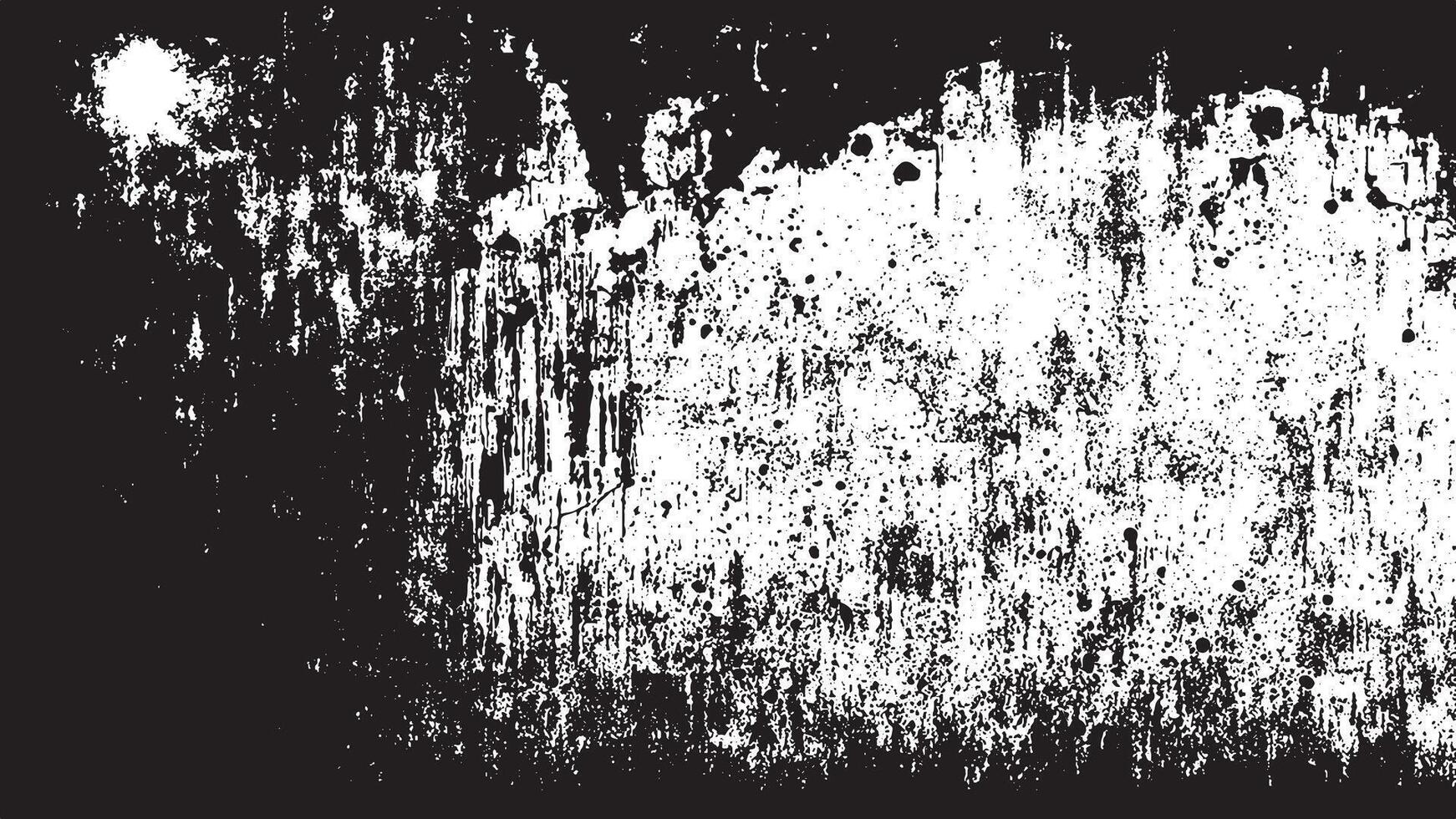 Distressed Black and White Texture Background with Detailed Grunge and Complex Texture vector