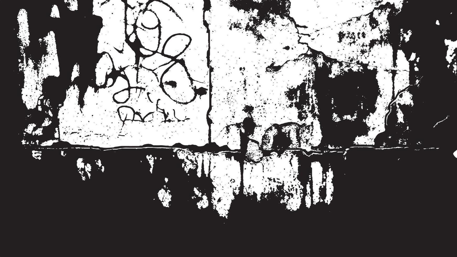 Noir Gritty Grunge Background Texture with High Contrast and Bold Patterns vector