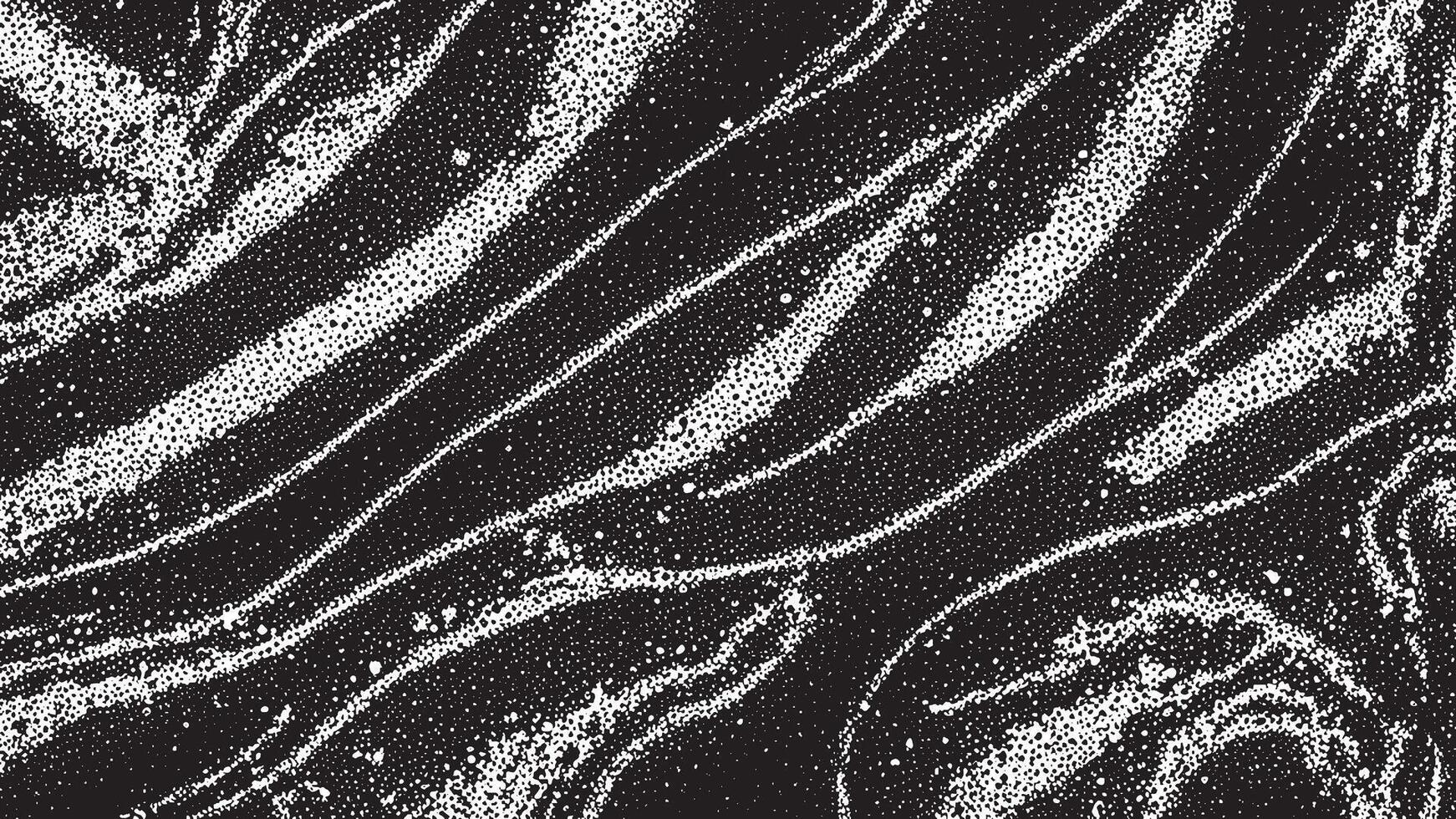 Bold Black Grunge Texture on Clean White Surface, Featuring Sharp Edges and Intense Shades vector