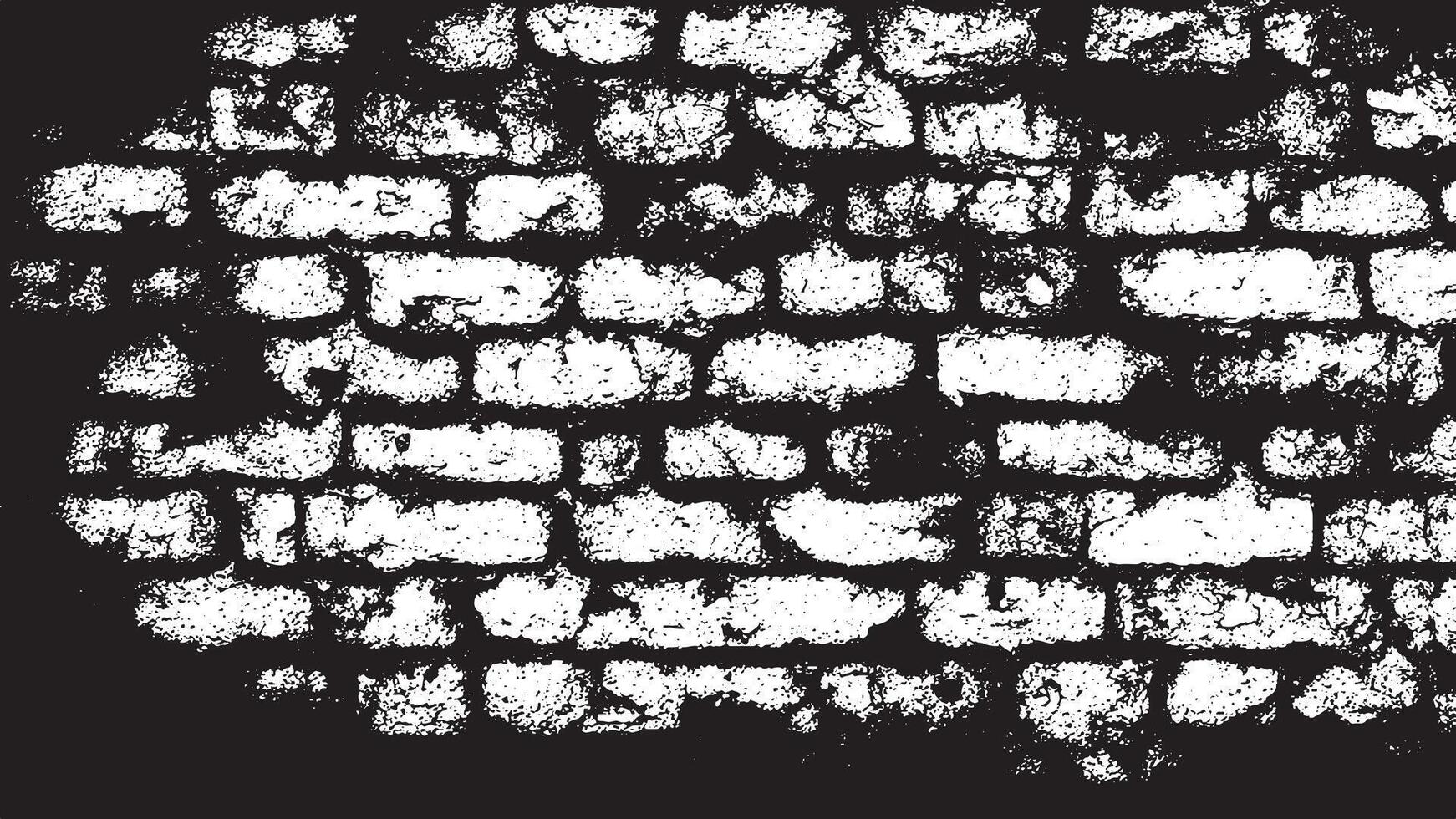 High Contrast Black and White Distressed grunge Texture with Detailed texture, Perfect for Dramatic Effects vector