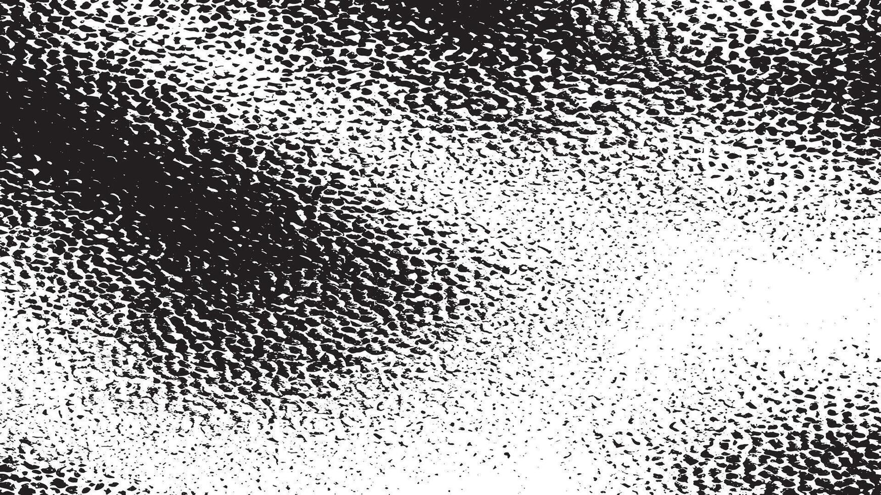Rugged Black Grunge Texture Overlay on White Background - High-Resolution Graphic vector