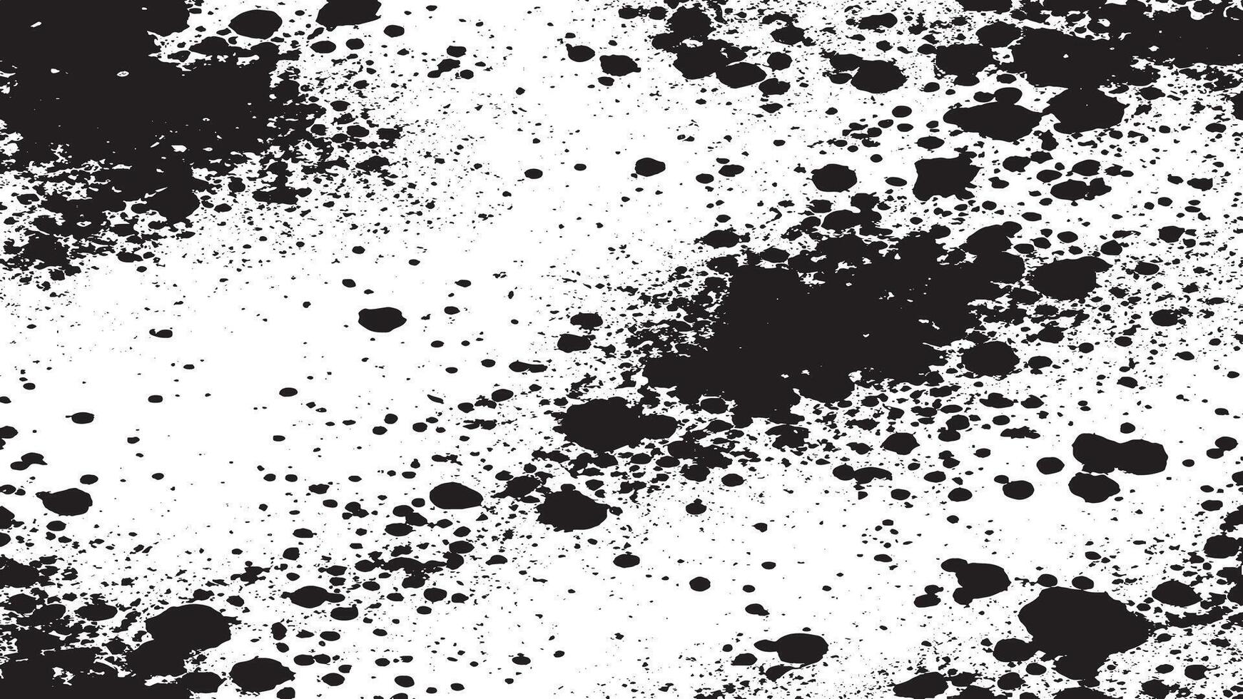 Rugged Black Grunge Texture Overlay on White Background - High-Resolution Graphic vector