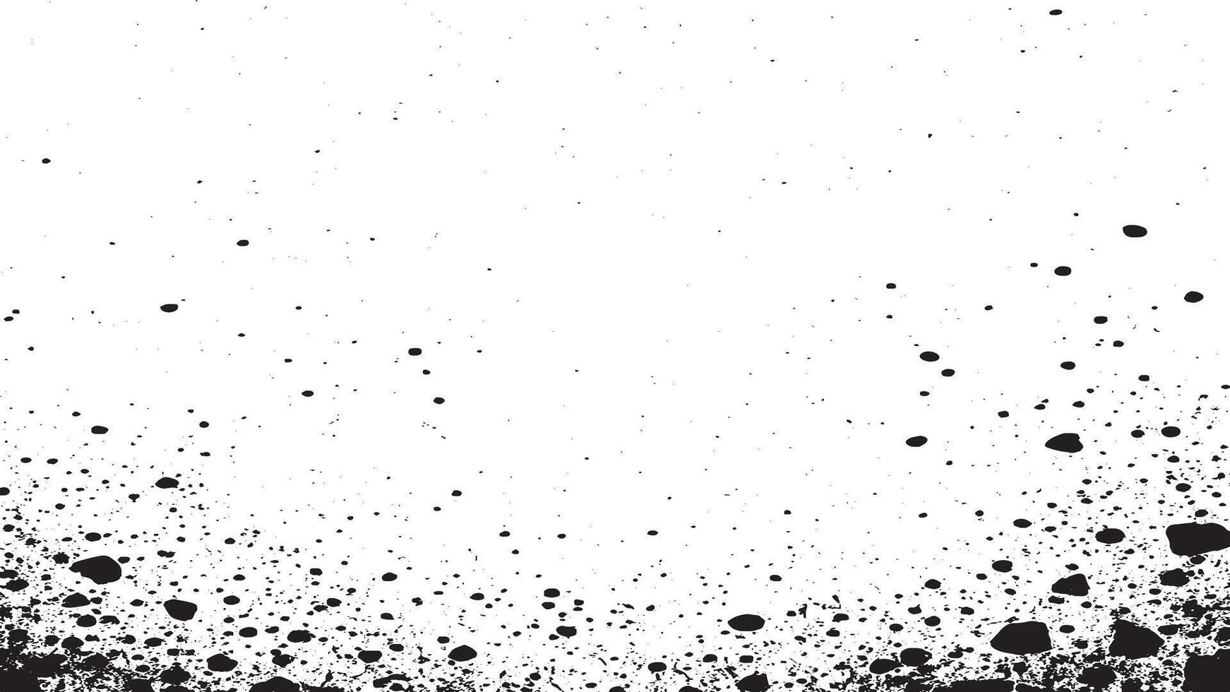 Textured Black Grunge Overlay on White Surface - High-Definition Background vector