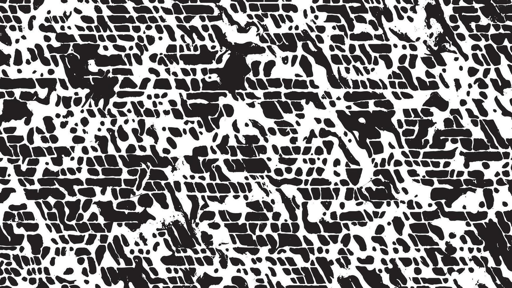 Black grunge Gritty Monochrome Overlay Texture on White Background for backgrounds and textures vector