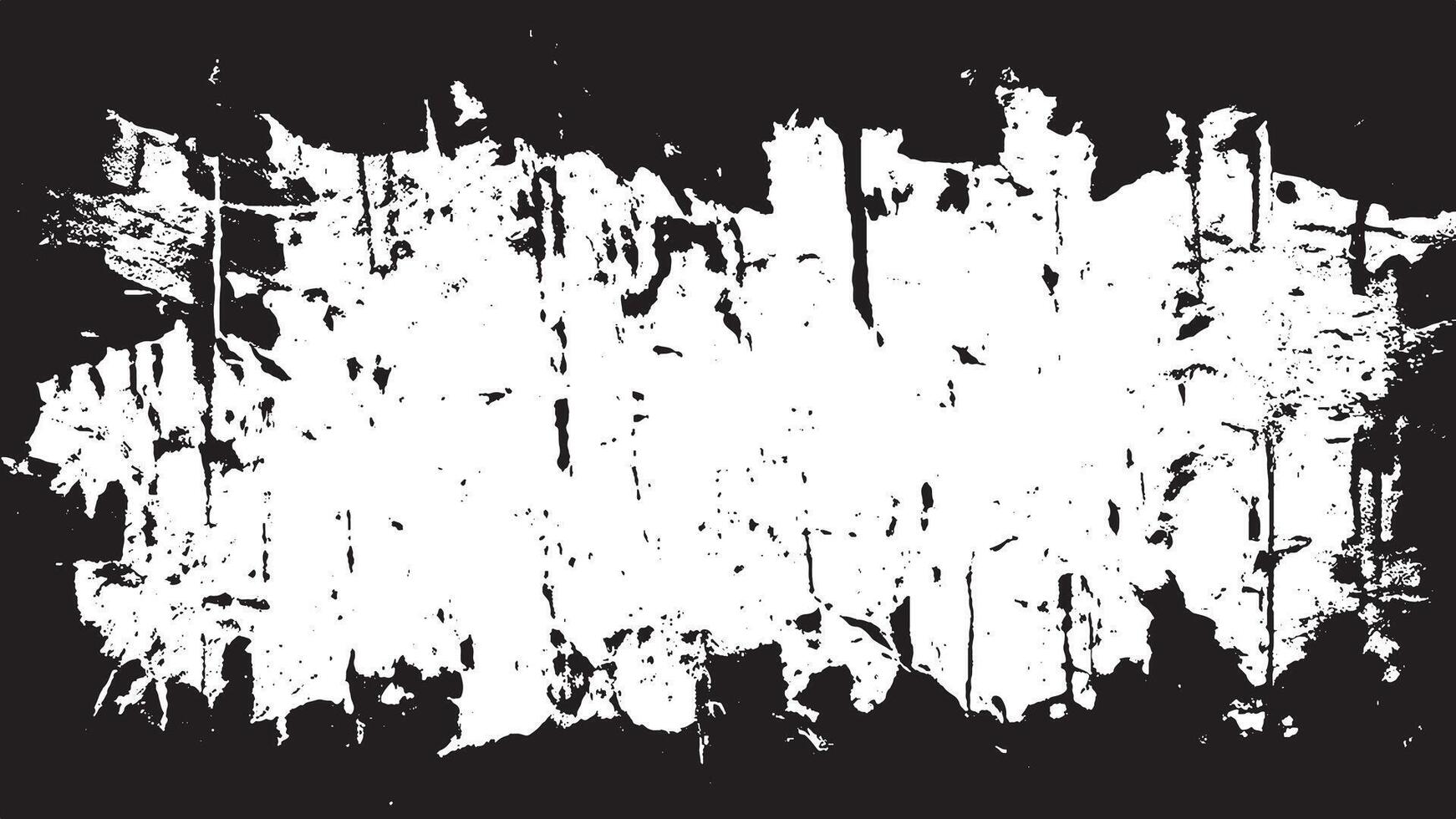 Black grunge Gritty Monochrome Overlay Texture on White Background for backgrounds and textures vector