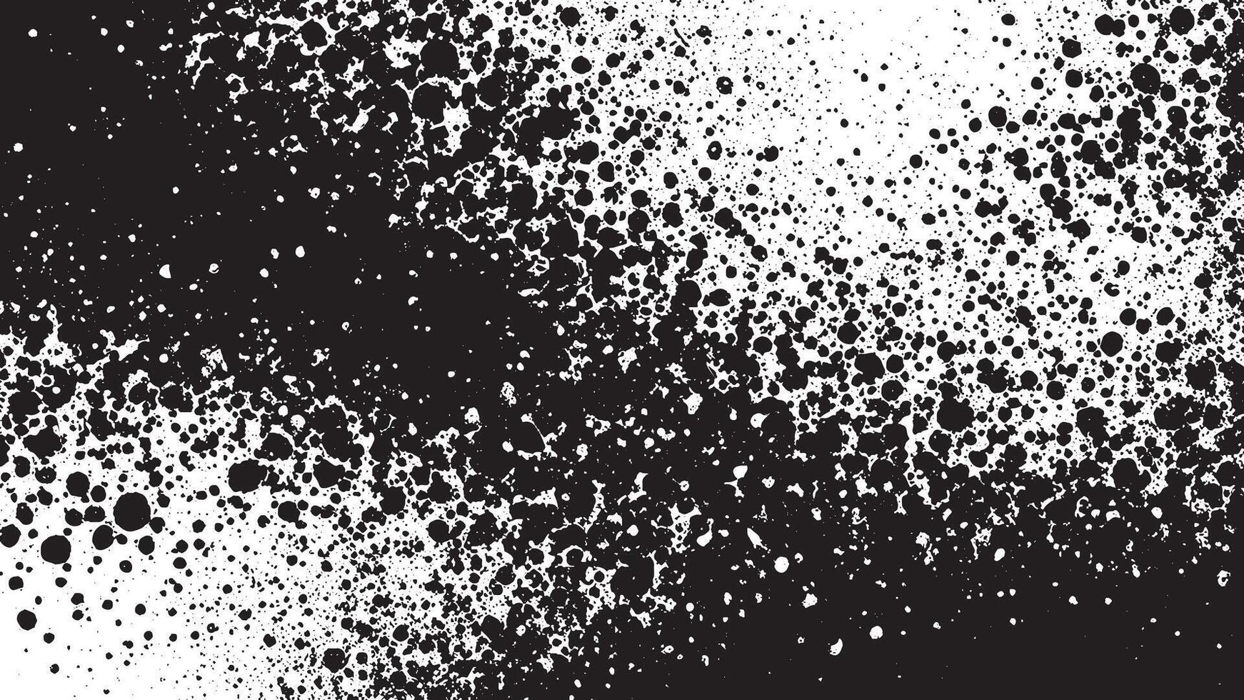 Black Gritty and grunge Monochrome Overlay Texture on White Background for backgrounds grunge texture effect and designs, grunge black and white texture effect for background vector
