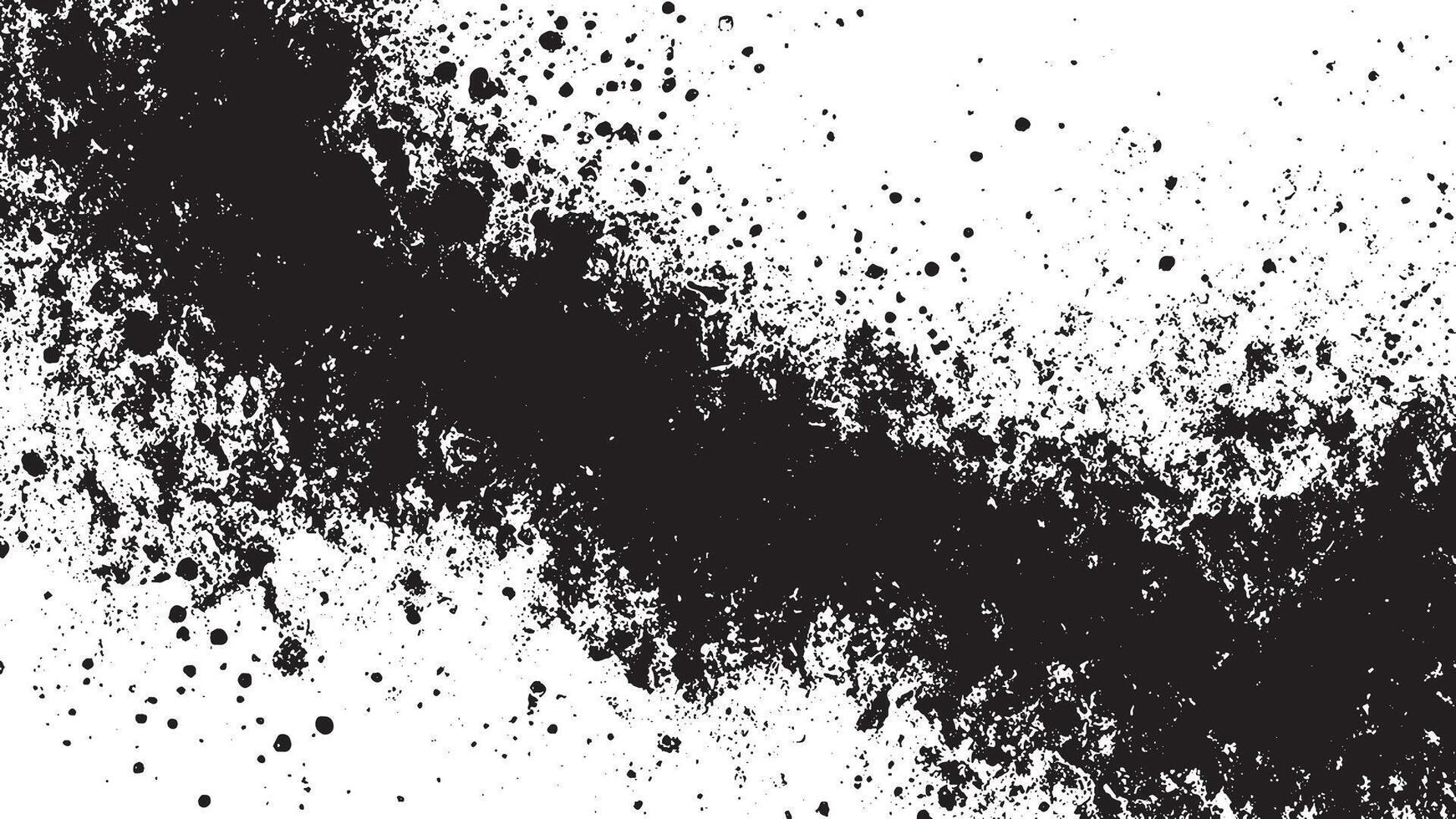 Black Gritty and grunge Monochrome Overlay Texture on White Background for backgrounds grunge texture effect and designs, grunge black and white texture effect for background vector