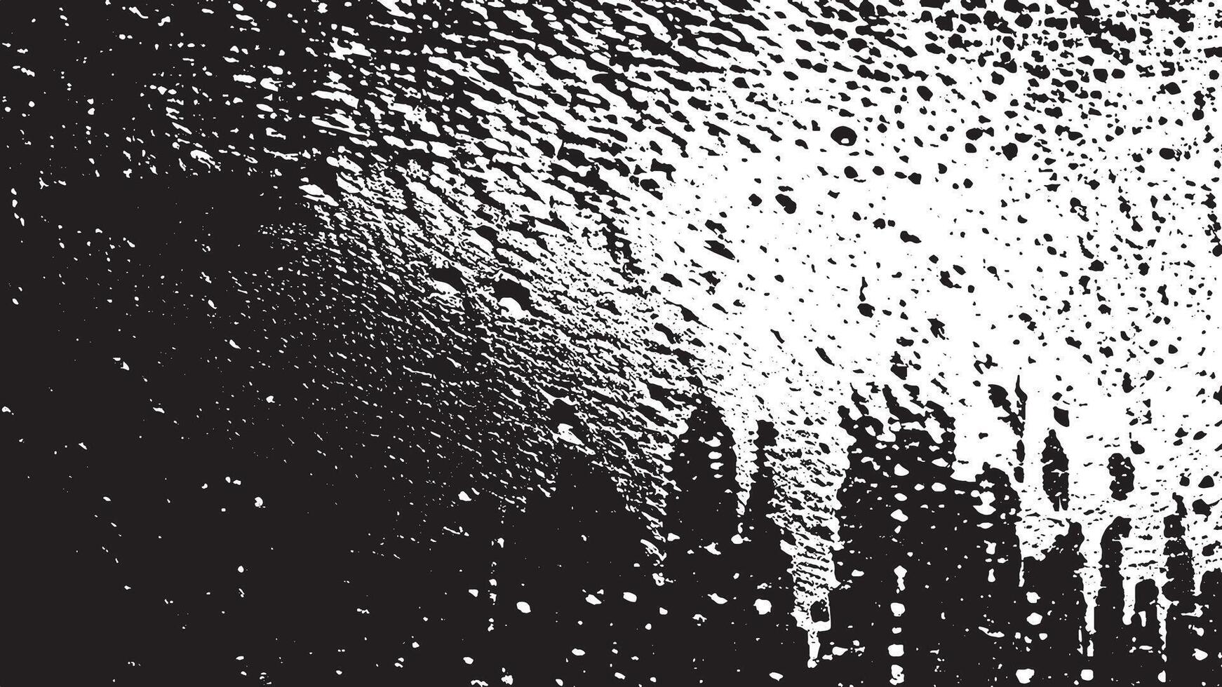 Black Gritty and grunge Monochrome Overlay Texture on White Background for backgrounds grunge texture effect and designs, grunge black and white texture effect for background vector