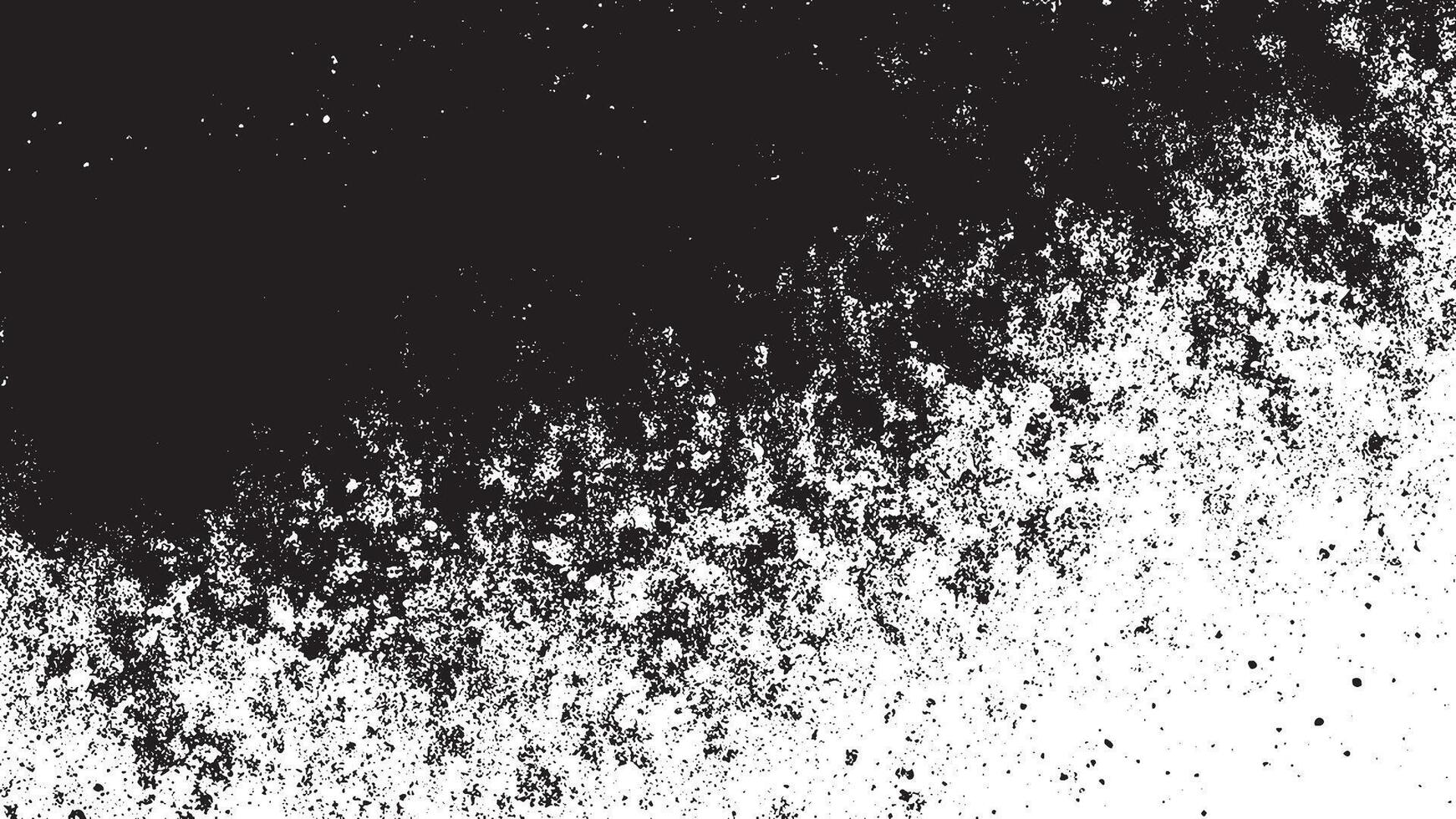 Black Gritty and grunge Monochrome Overlay Texture on White Background for backgrounds grunge texture effect and designs, grunge black and white texture effect for background vector