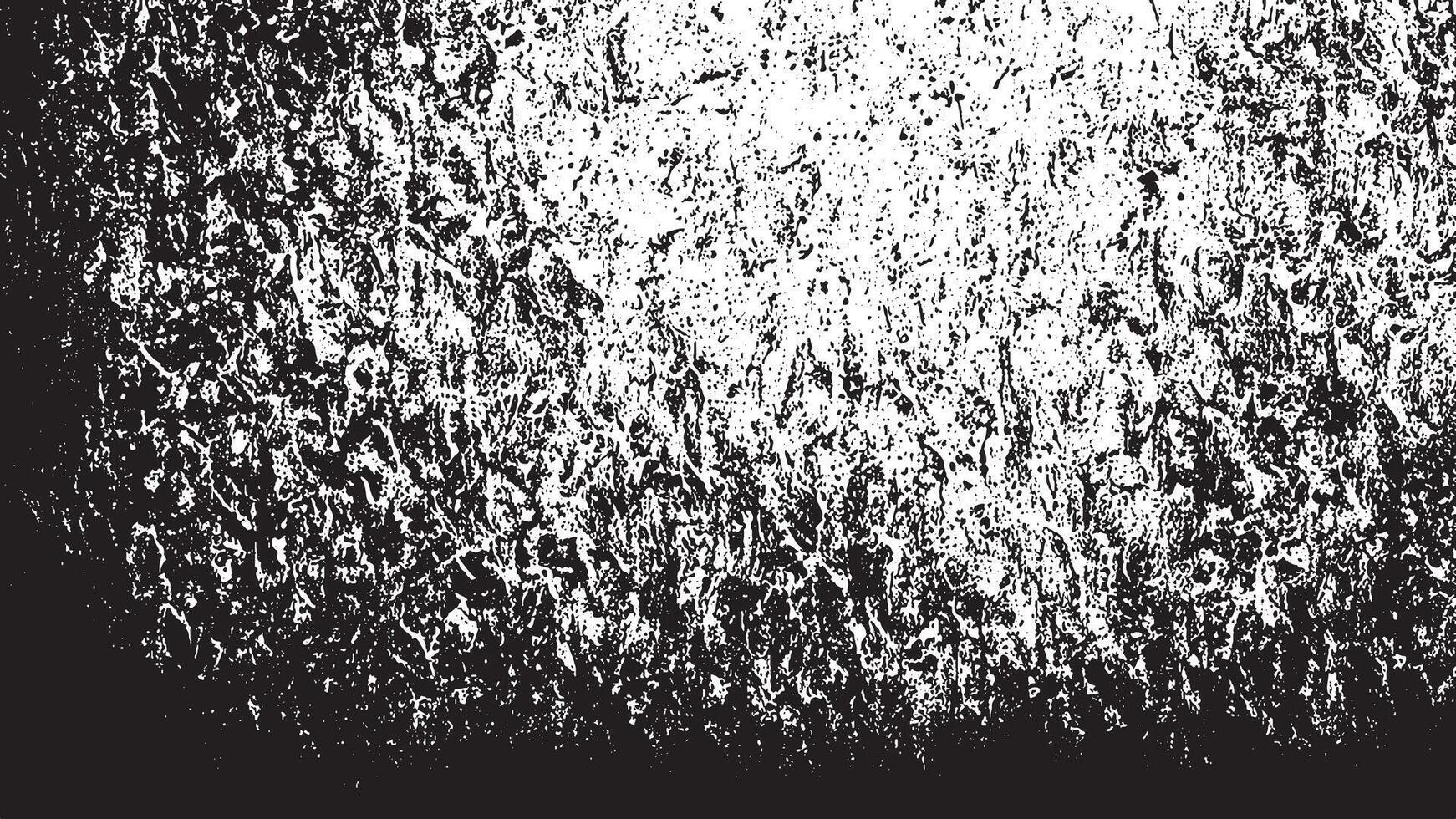 Black Gritty and grunge Monochrome Overlay Texture on White Background for backgrounds grunge texture effect and designs, grunge black and white texture effect for background vector