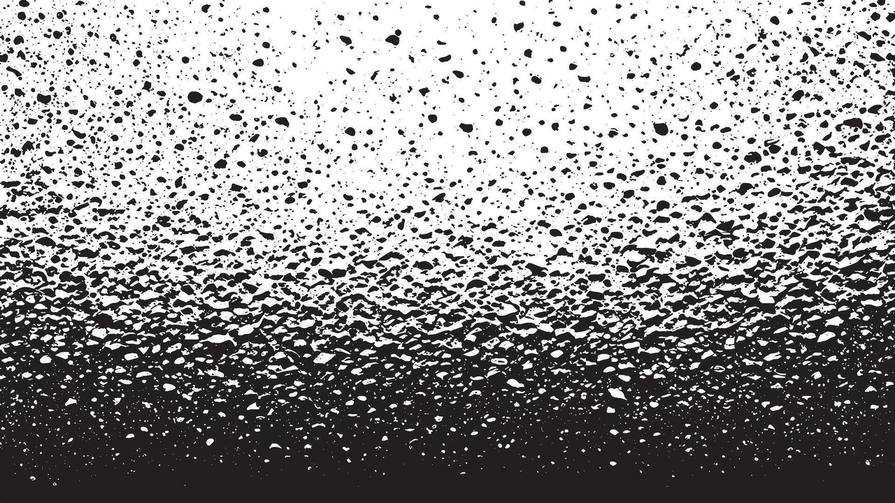 Black Grungy and gritty Monochrome Overlay Texture on White Background for grunge background and grungy texture effect, grunge gritty template texture for background vector