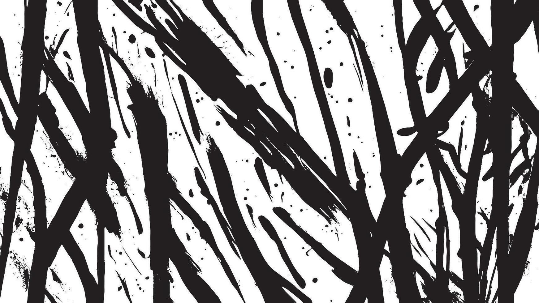 Black and White Monochrome Grunge Texture for Backgrounds vector