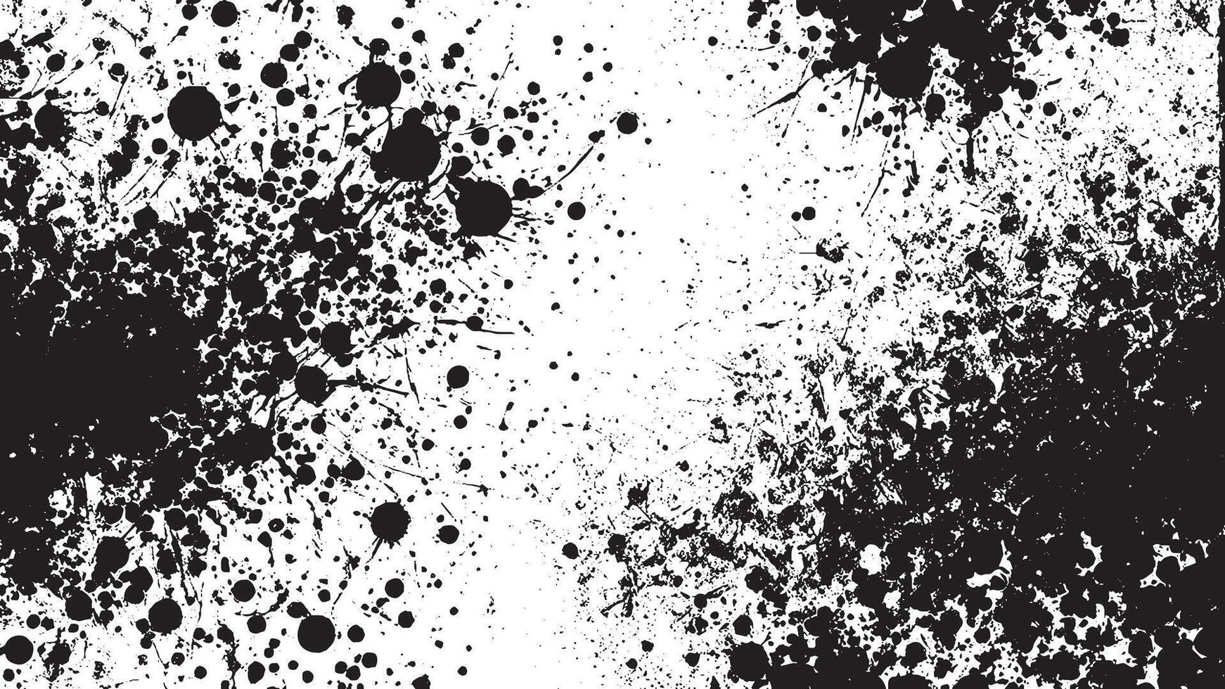 Black and White Monochrome Grunge Texture for Backgrounds vector