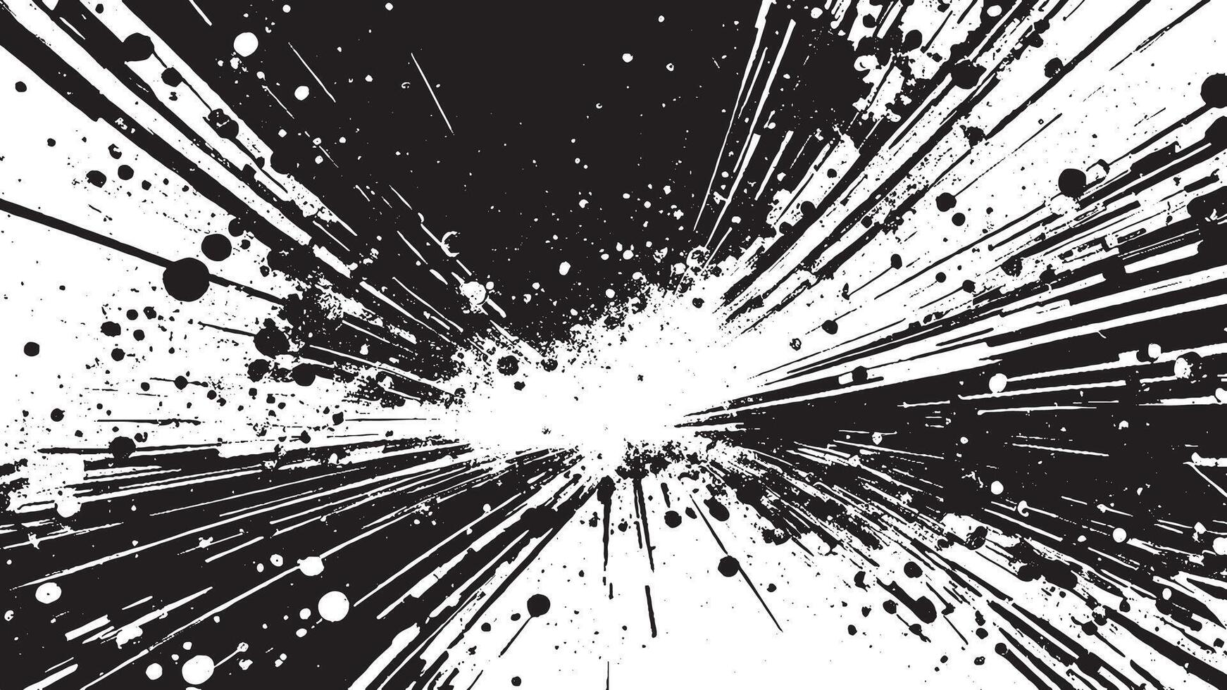 Black and White Monochrome Grunge Texture for Backgrounds vector