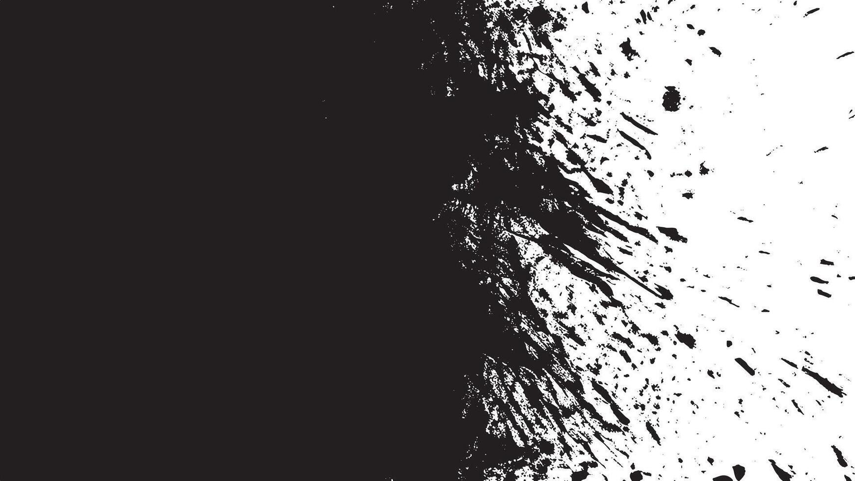 Black grungy Gritty Texture Illustration on White Background for backgrounds and textures, black overlay monochrome texture on white background vector