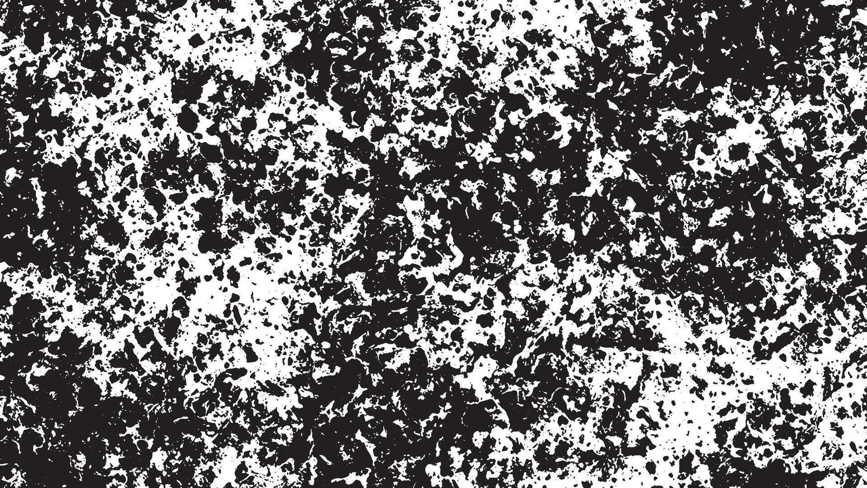 Black grungy Gritty Texture Illustration on White Background for backgrounds and textures, black overlay monochrome texture on white background vector