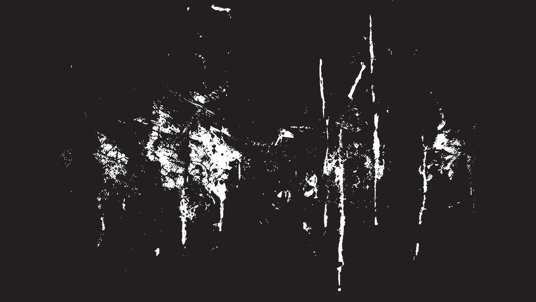 Black grungy Gritty Texture Illustration on White Background for backgrounds and textures, black overlay monochrome texture on white background vector