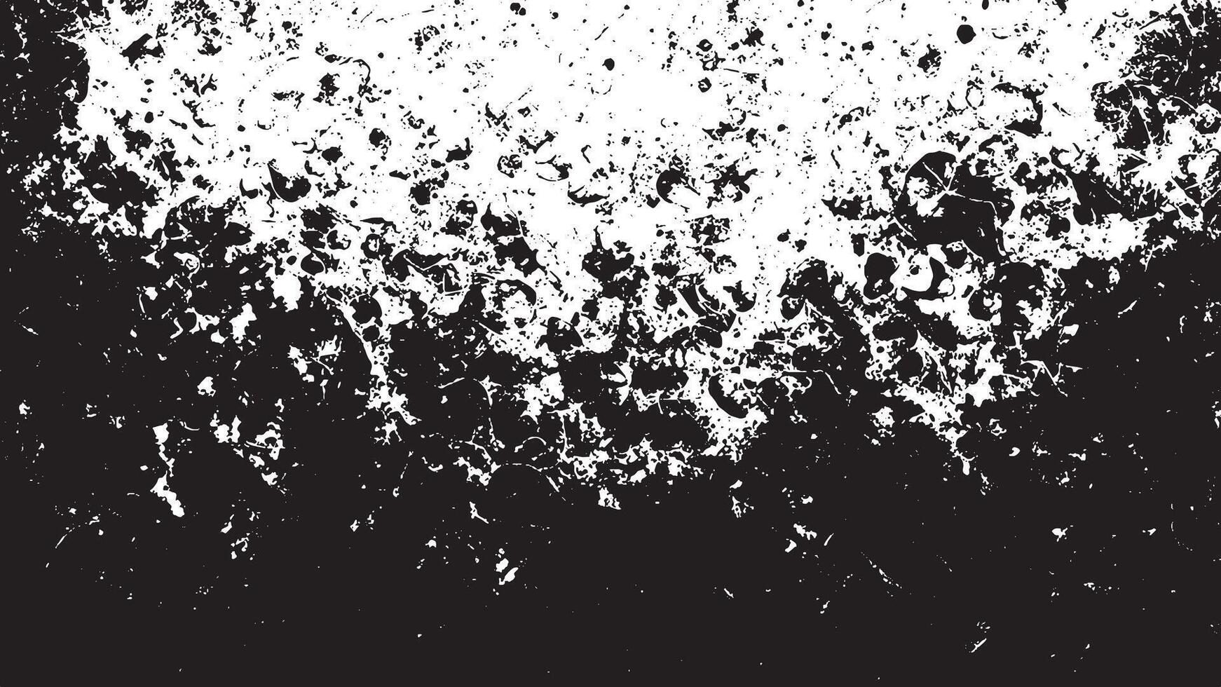 Black grungy Gritty Texture Illustration on White Background for backgrounds and textures, black overlay monochrome texture on white background vector
