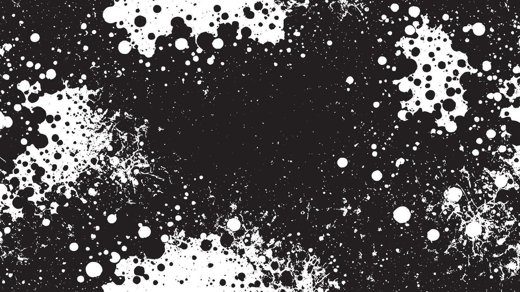 Black grungy Gritty Texture Illustration on White Background for backgrounds and textures, black overlay monochrome texture on white background vector