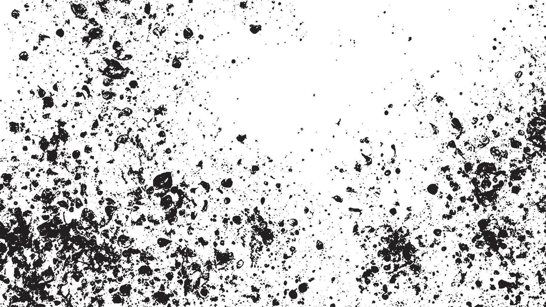 Black Gritty Overlay Texture on White Background for Backgrounds, black and white grunge effect texture for backgrounds and overlays vector