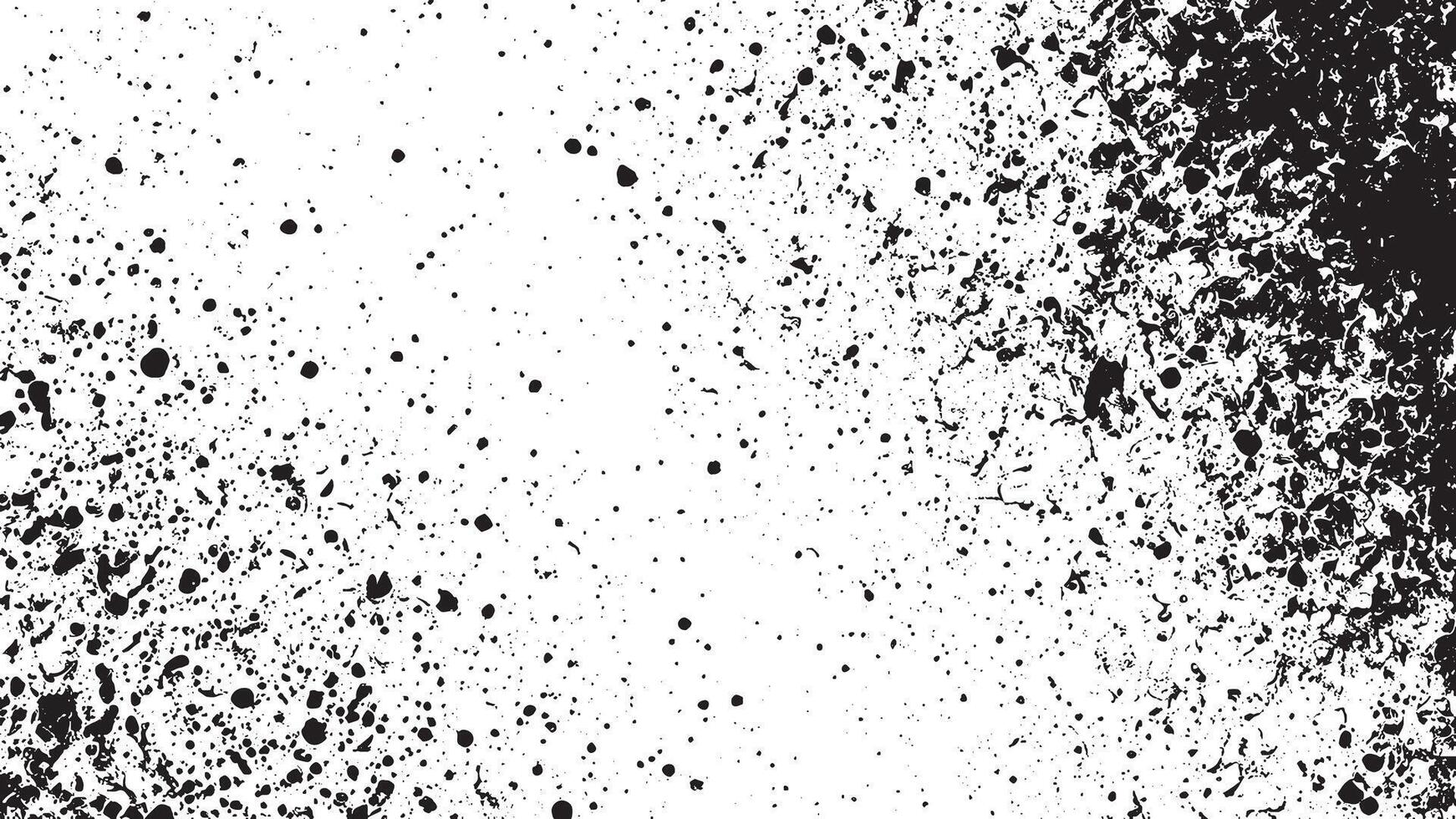 Black Gritty Overlay Texture on White Background for Backgrounds, black and white grunge effect texture for backgrounds and overlays vector