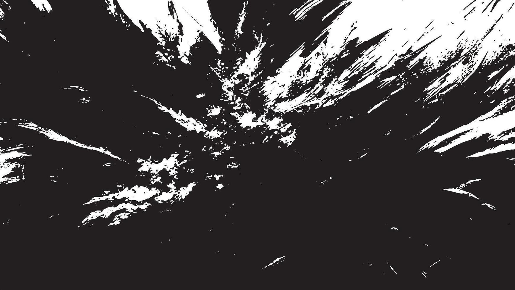 black monochrome grunge texture overlay on white background for backgrounds and textures and overlay, grunge brush stroke, destressed grunge. vector