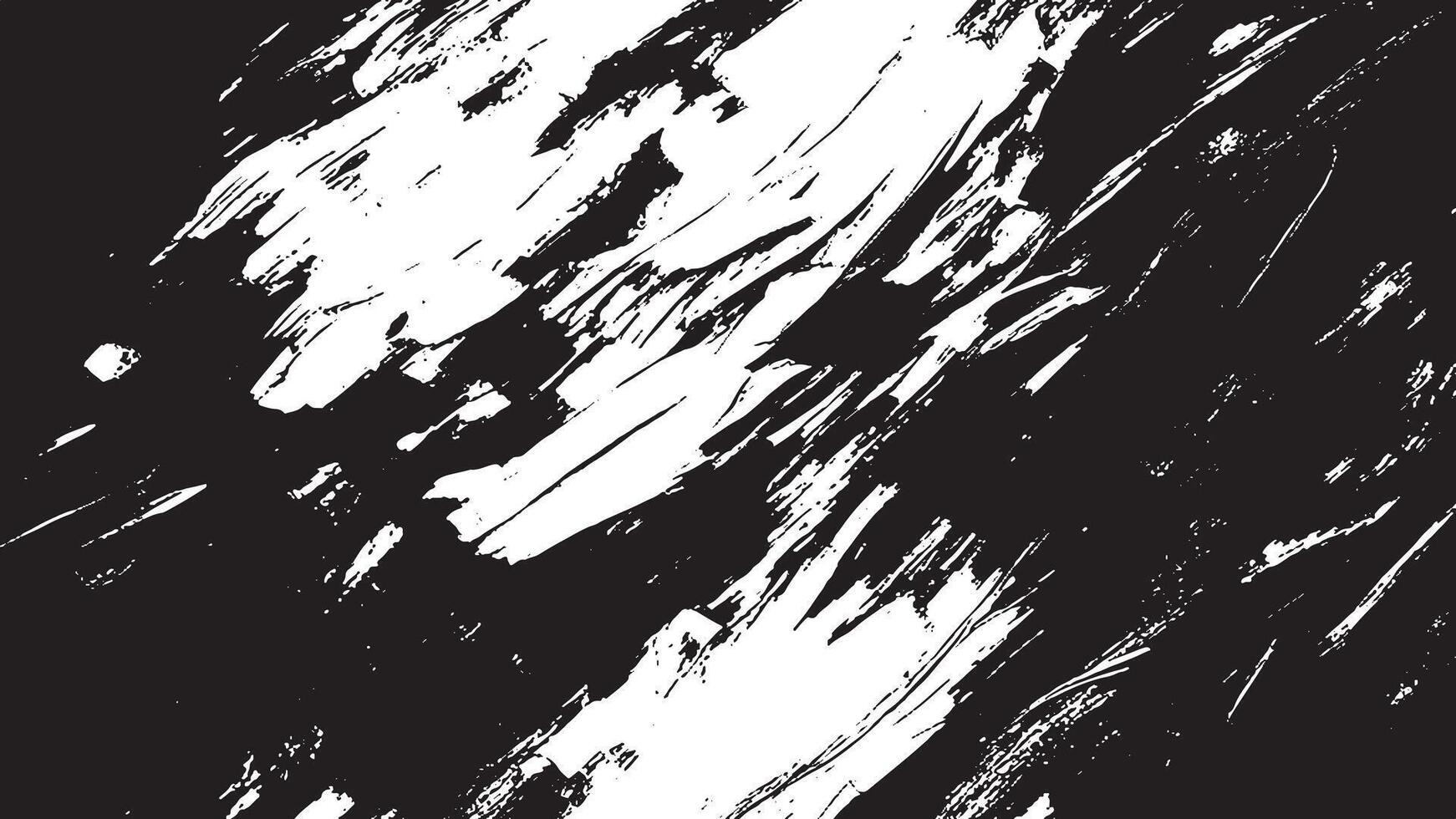 black monochrome grunge texture overlay on white background for backgrounds and textures and overlay, grunge brush stroke, destressed grunge. vector