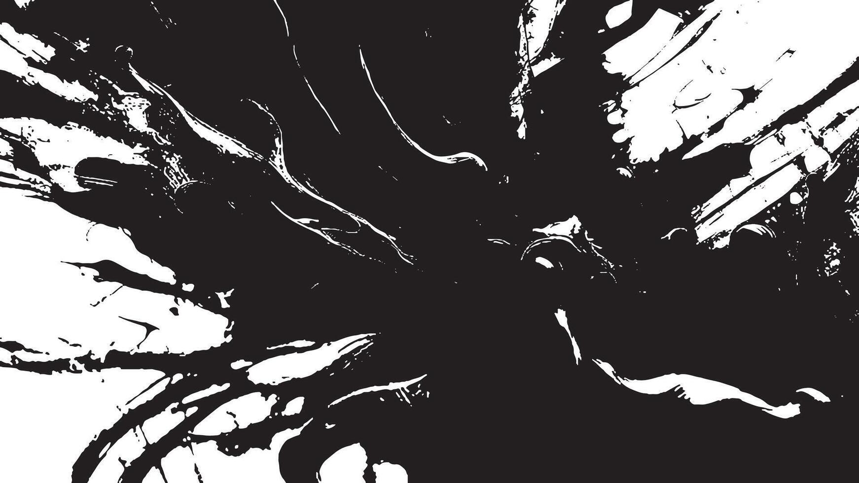 black monochrome grunge texture overlay on white background for backgrounds and textures and overlay, grunge brush stroke, destressed grunge. vector