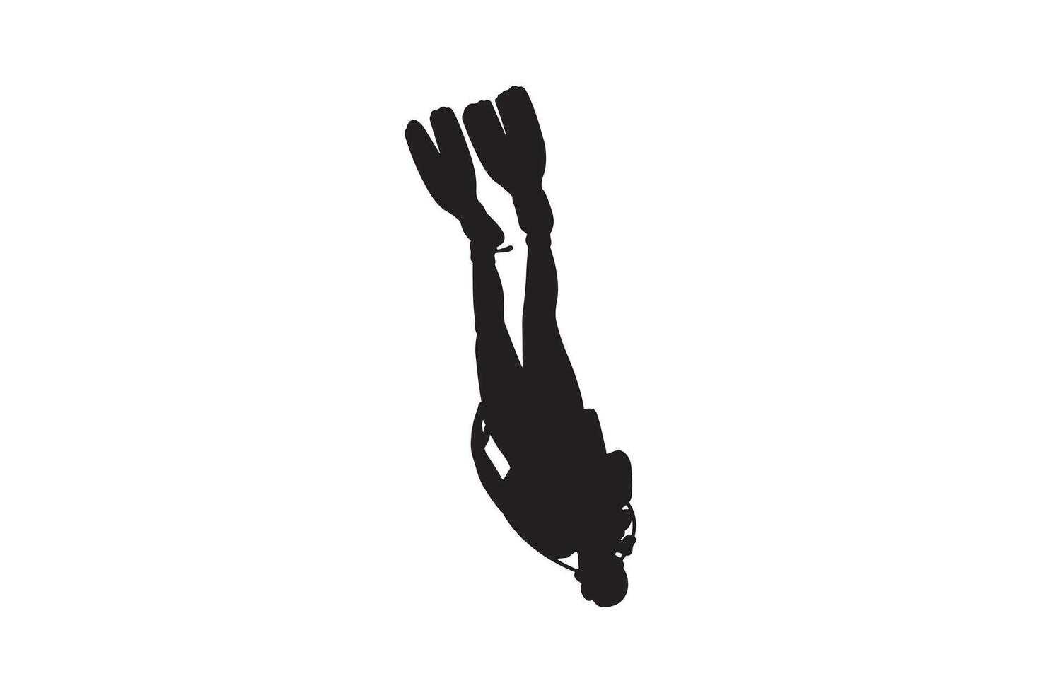 Scuba diver , scuba diver silhouettes vector