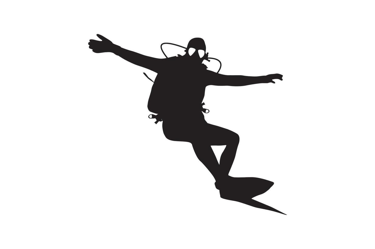 Scuba diver , scuba diver silhouettes vector