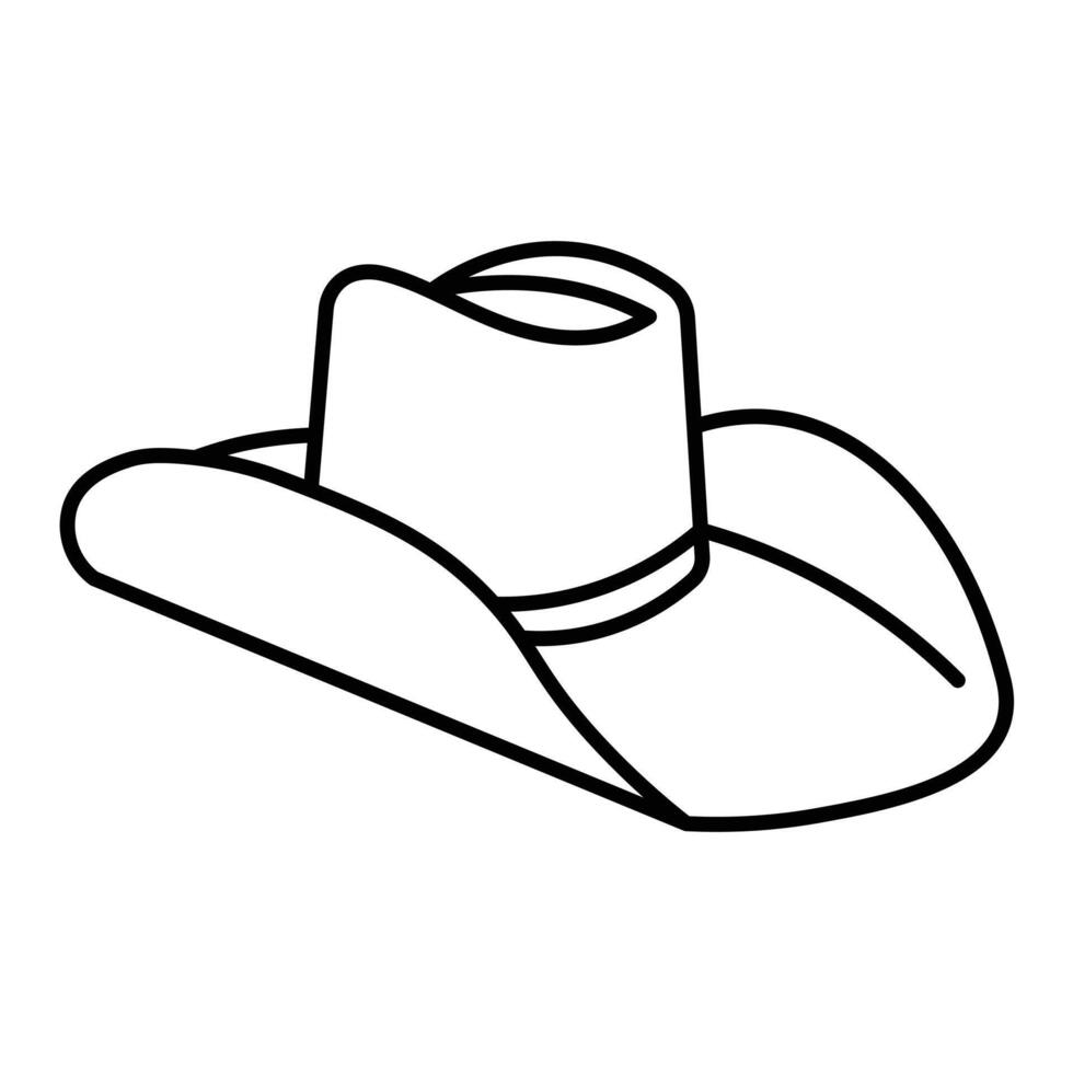 Cowboy shoes and head silhouette Art illustration vector