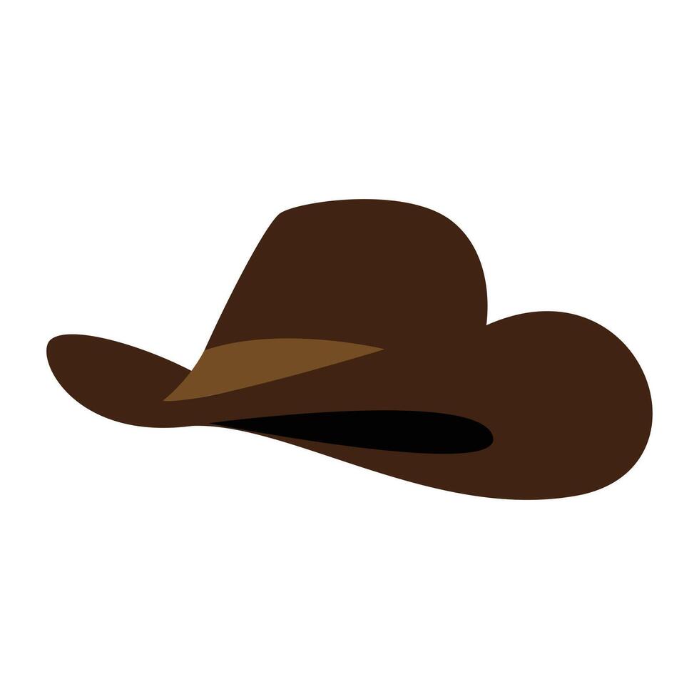 Cowboy shoes and head silhouette Art illustration vector