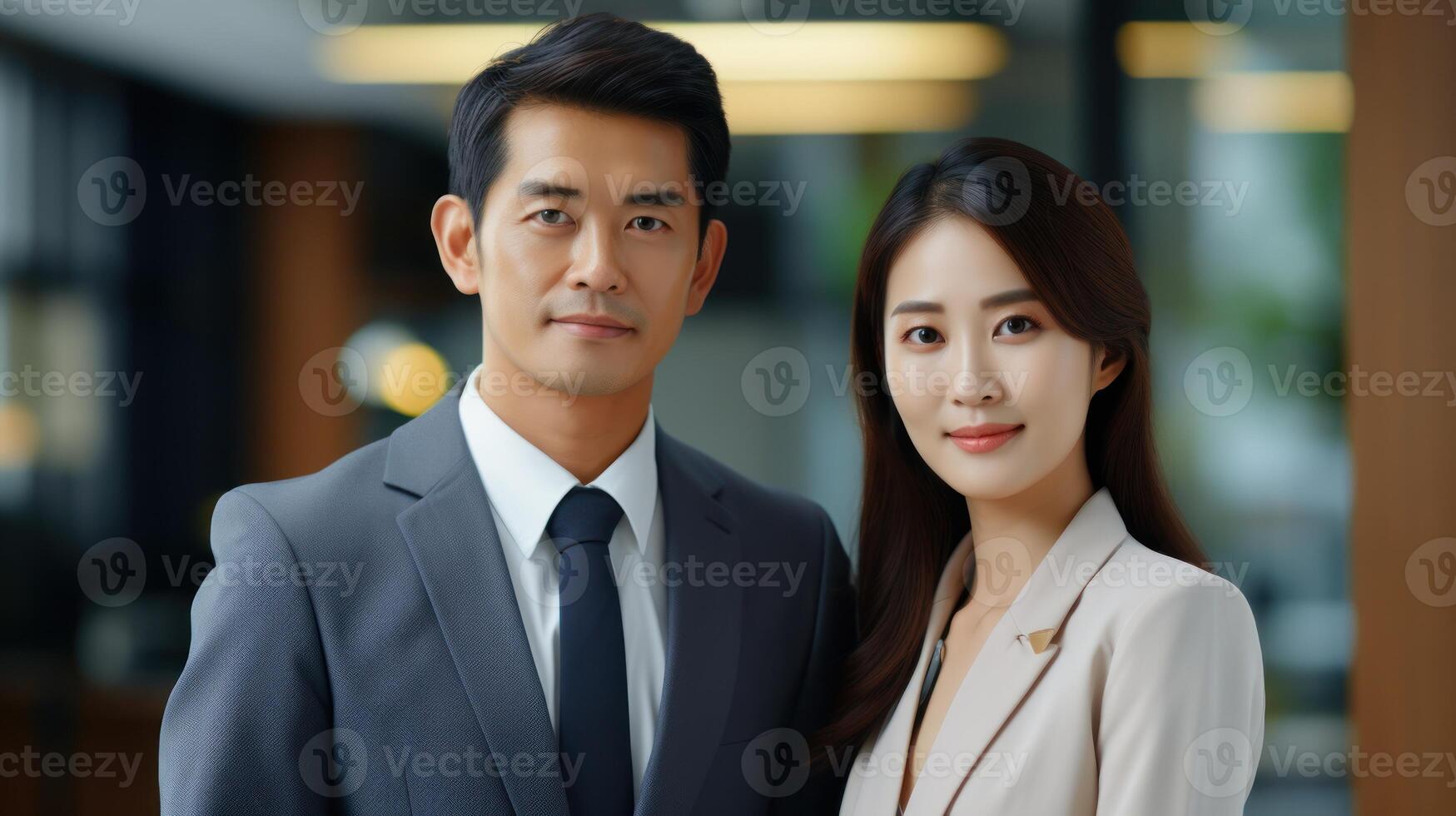 Business People Portrait Smiling and Leadership at Office for Corporate Partnership or Management photo