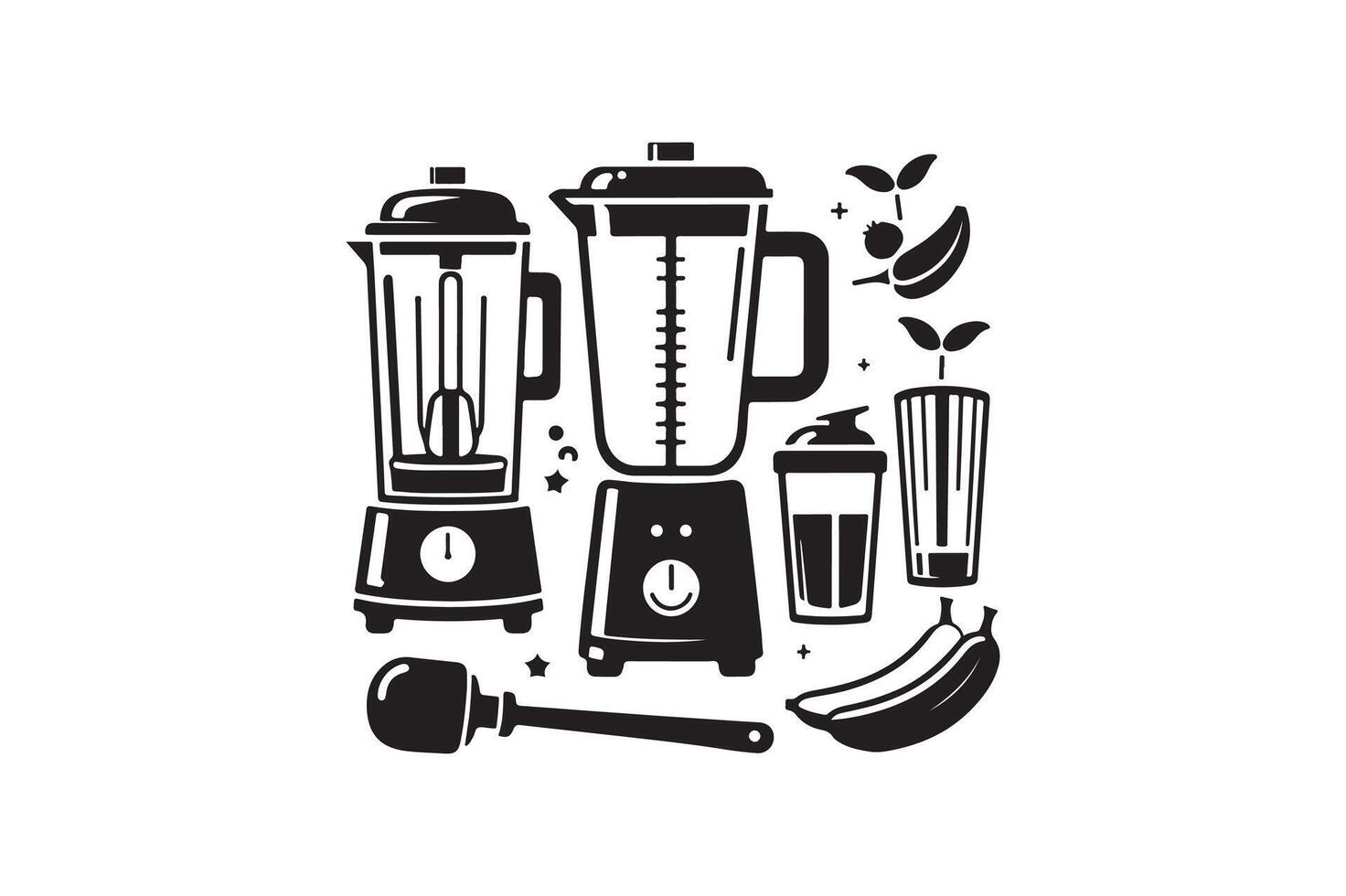 Blender icon, Blender symbol isolated. vector