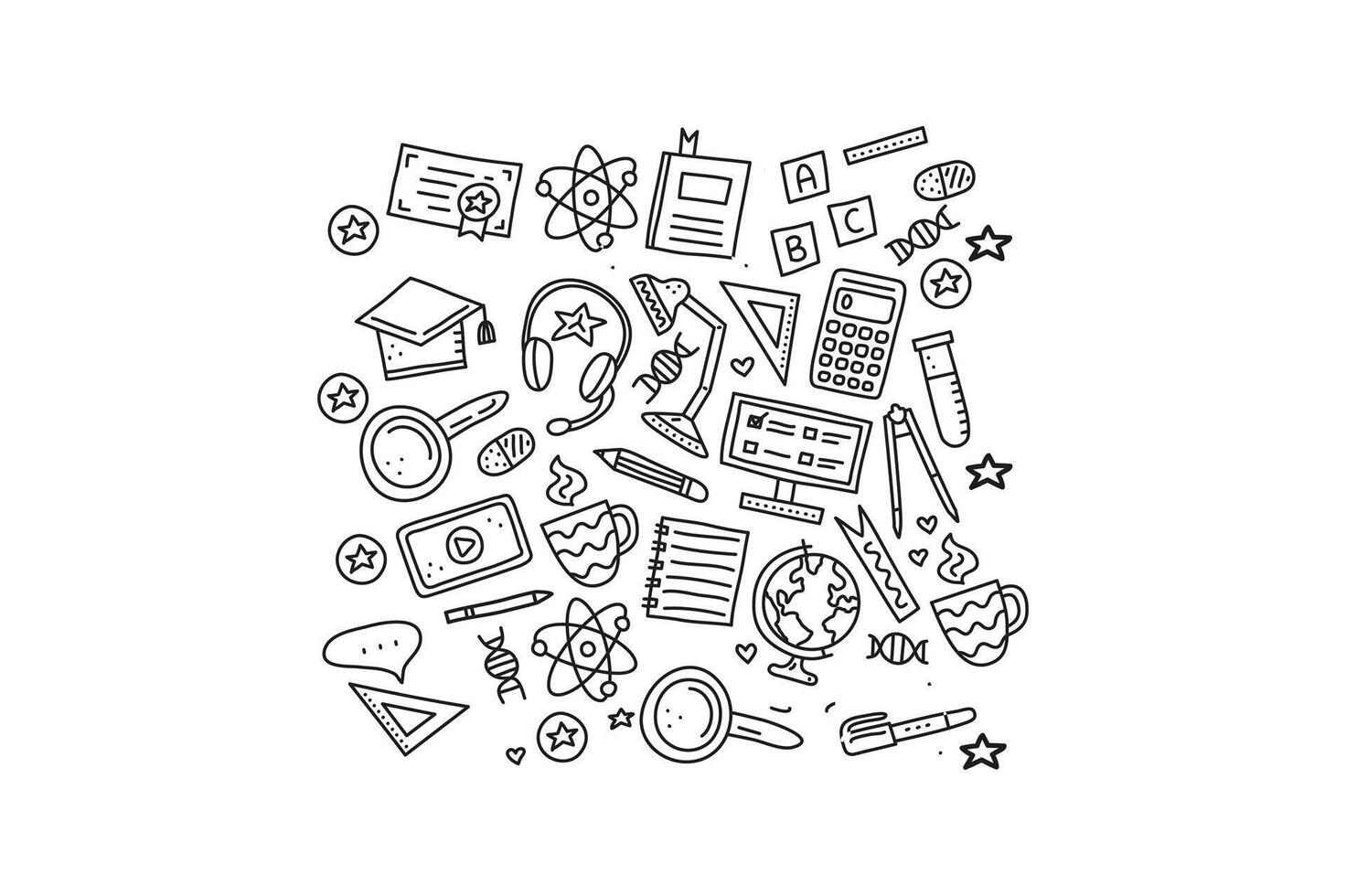 Office icon silhouette image vector